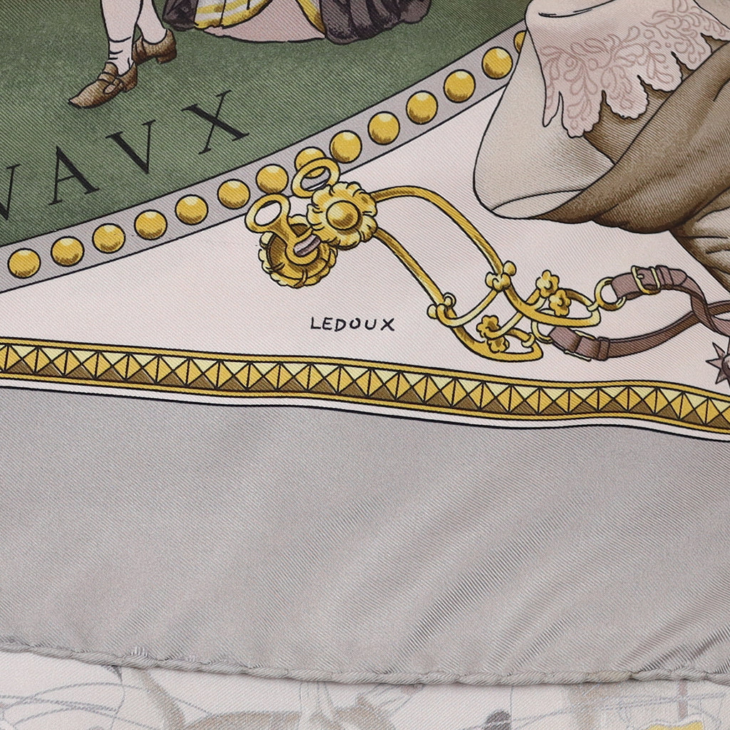 Hermès 1642 Présentation de Chevaux Silk Scarf
