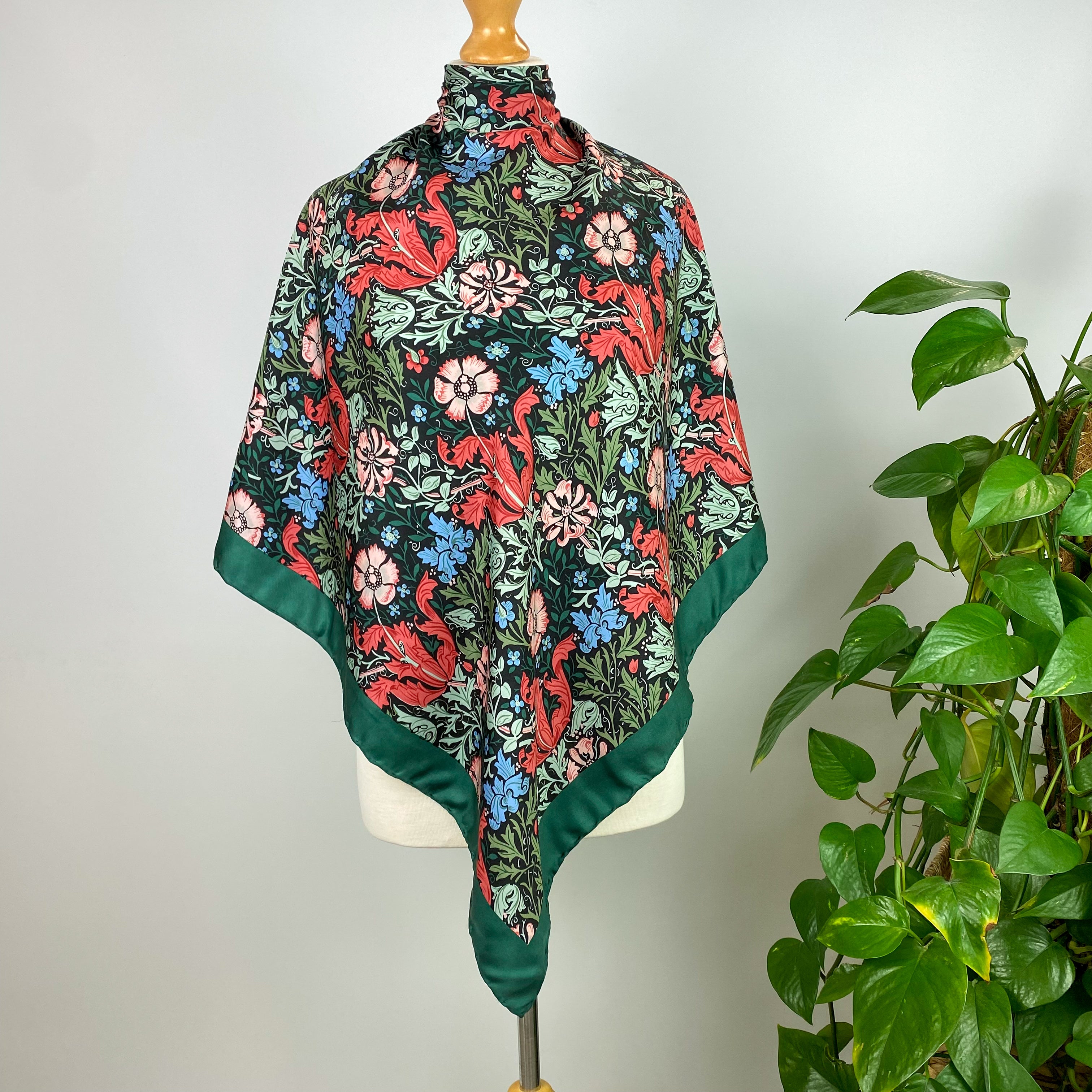 Beckford Floral Vintage Silk Scarf
