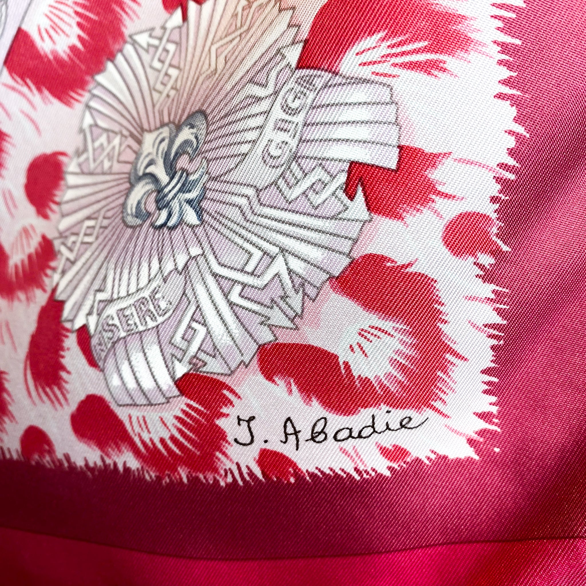 Immaculate Boxed Hermes Casques et Plumets Designer Silk Scarf