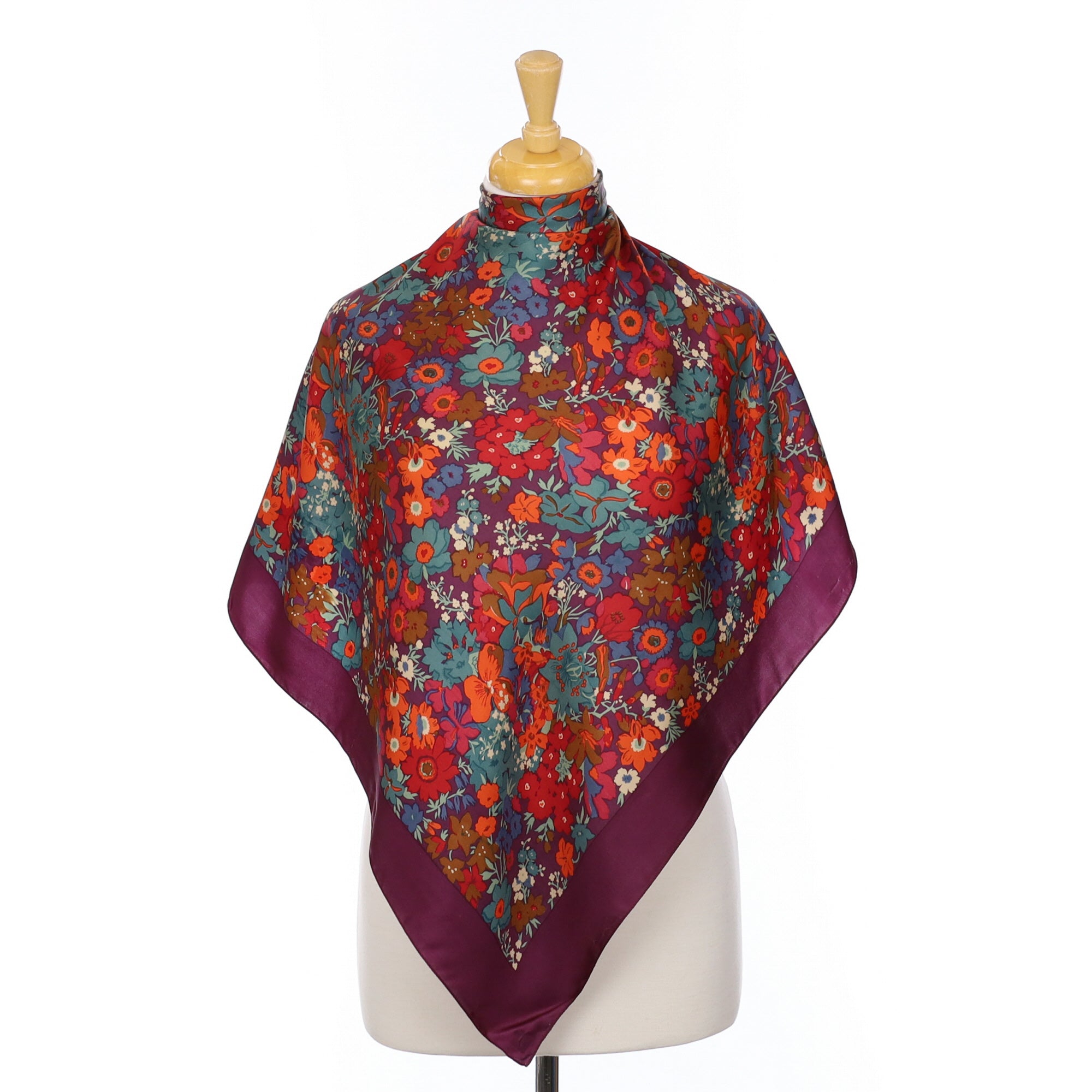 Liberty Floral Vintage Silk Scarf