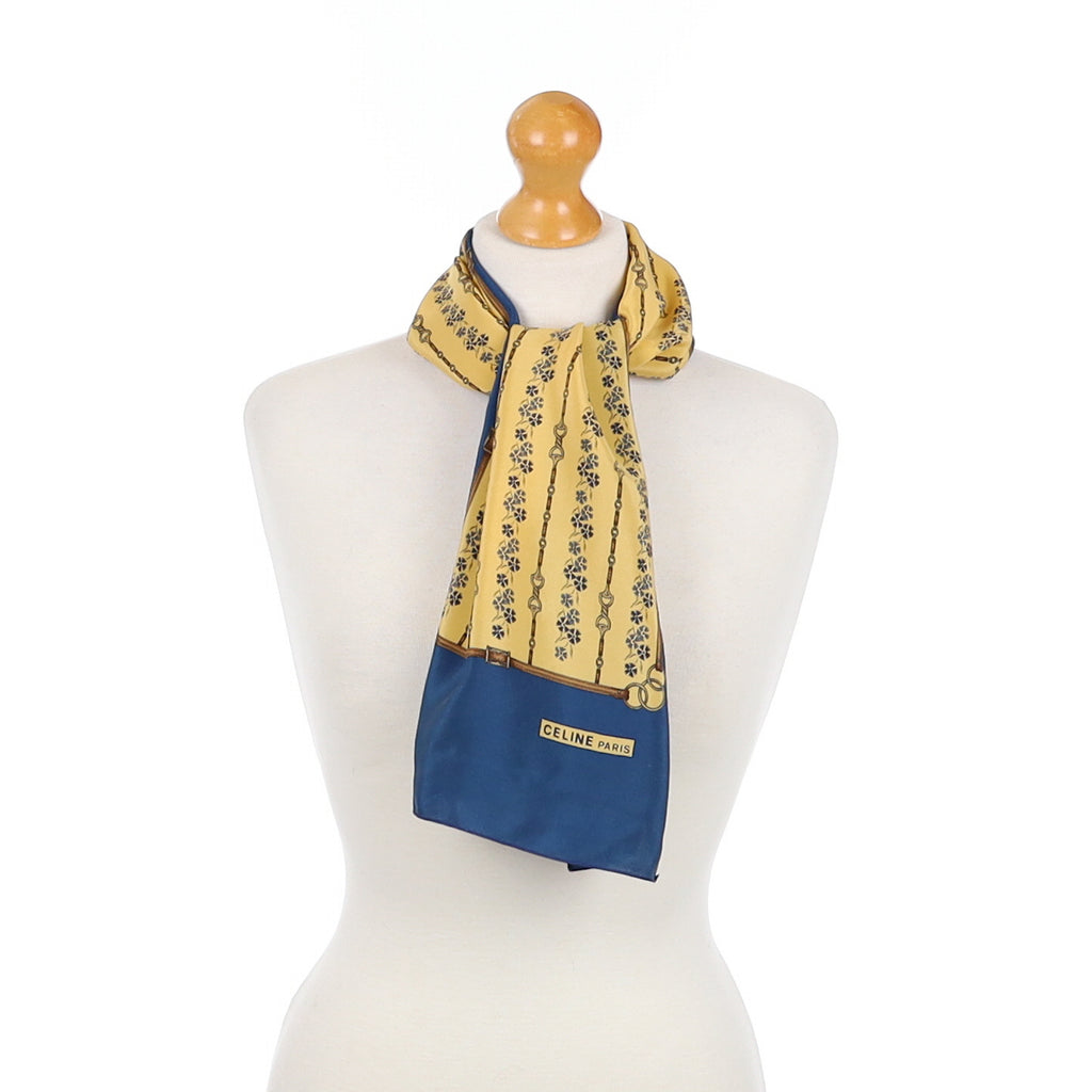 Celine Vintage Silk Scarf