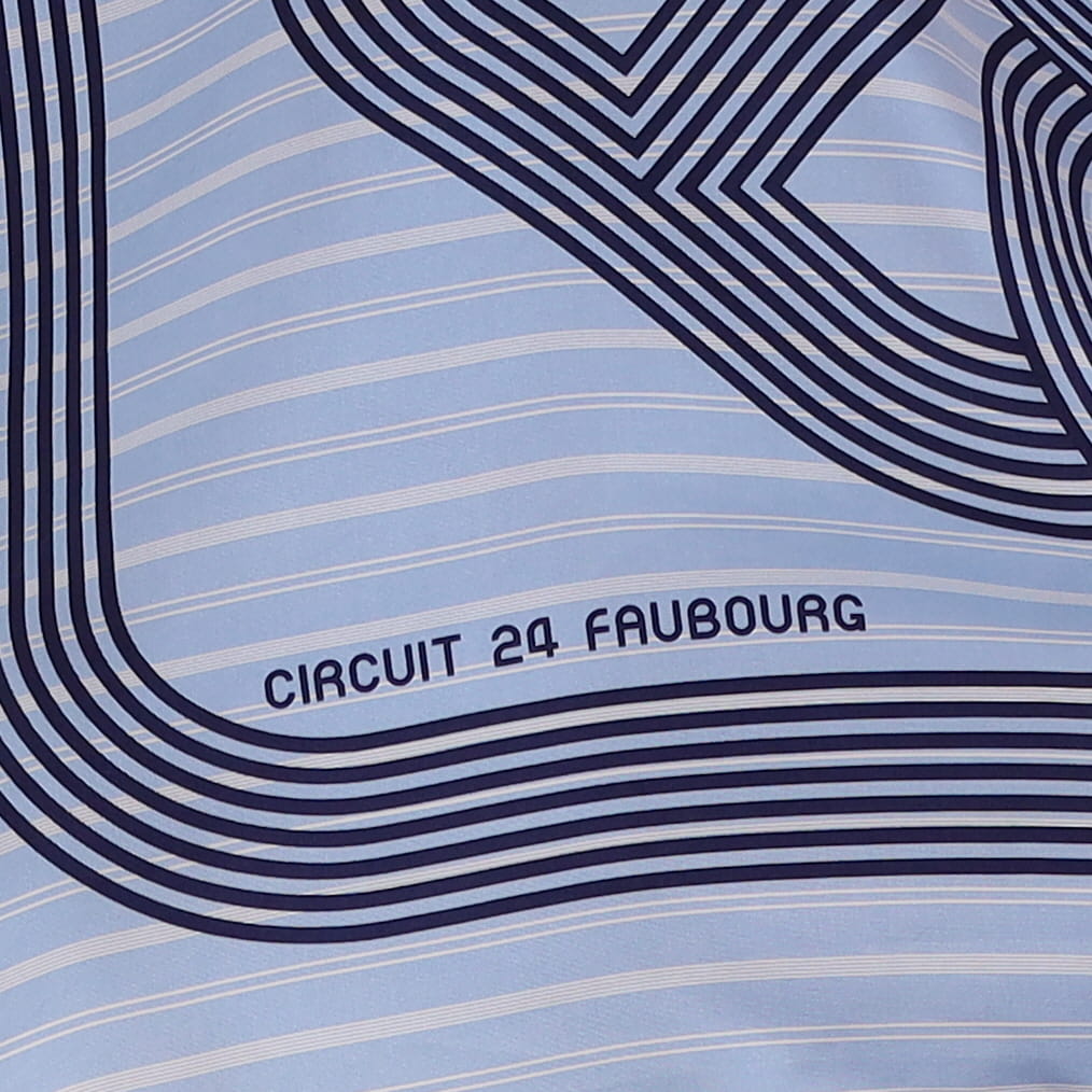 Hermès Circuit 24 Faubourg Silk Scarf