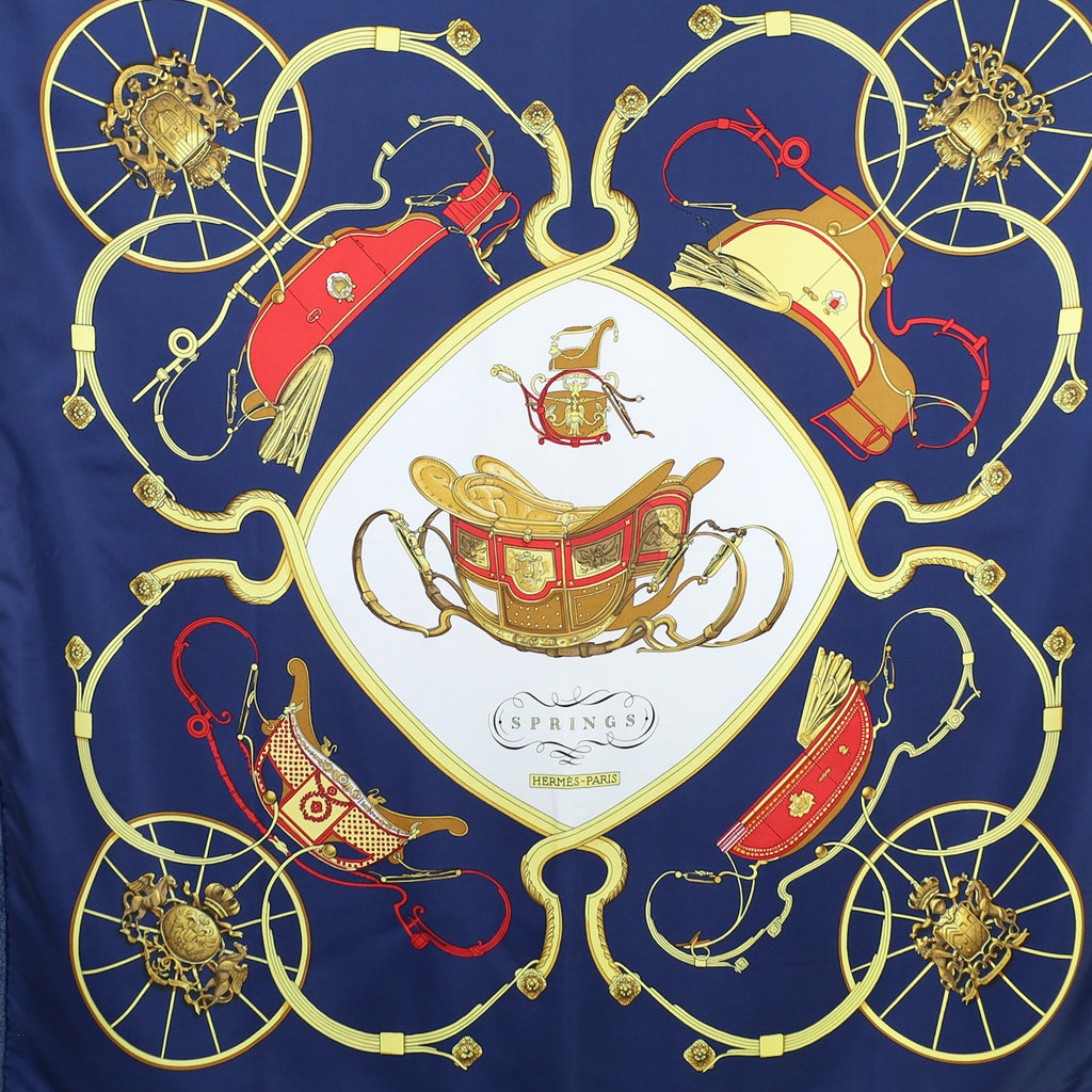 Hermès Springs Silk Scarf