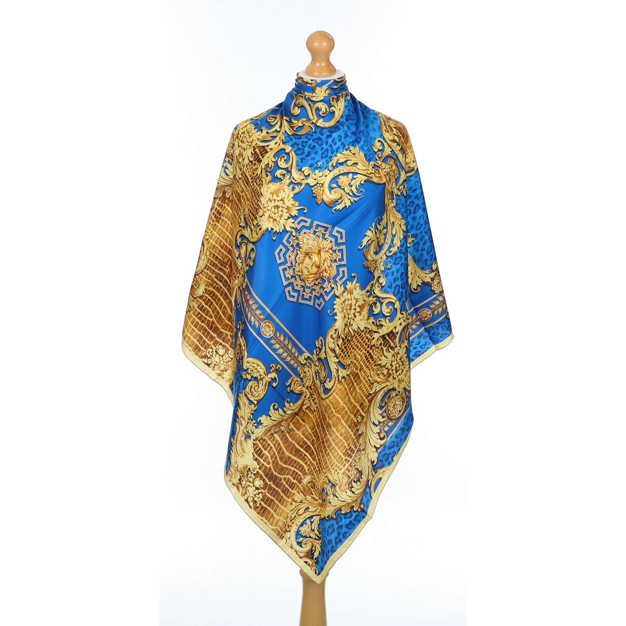 Brand New Carlos Ferdinand Baroque Style Silk Scarf