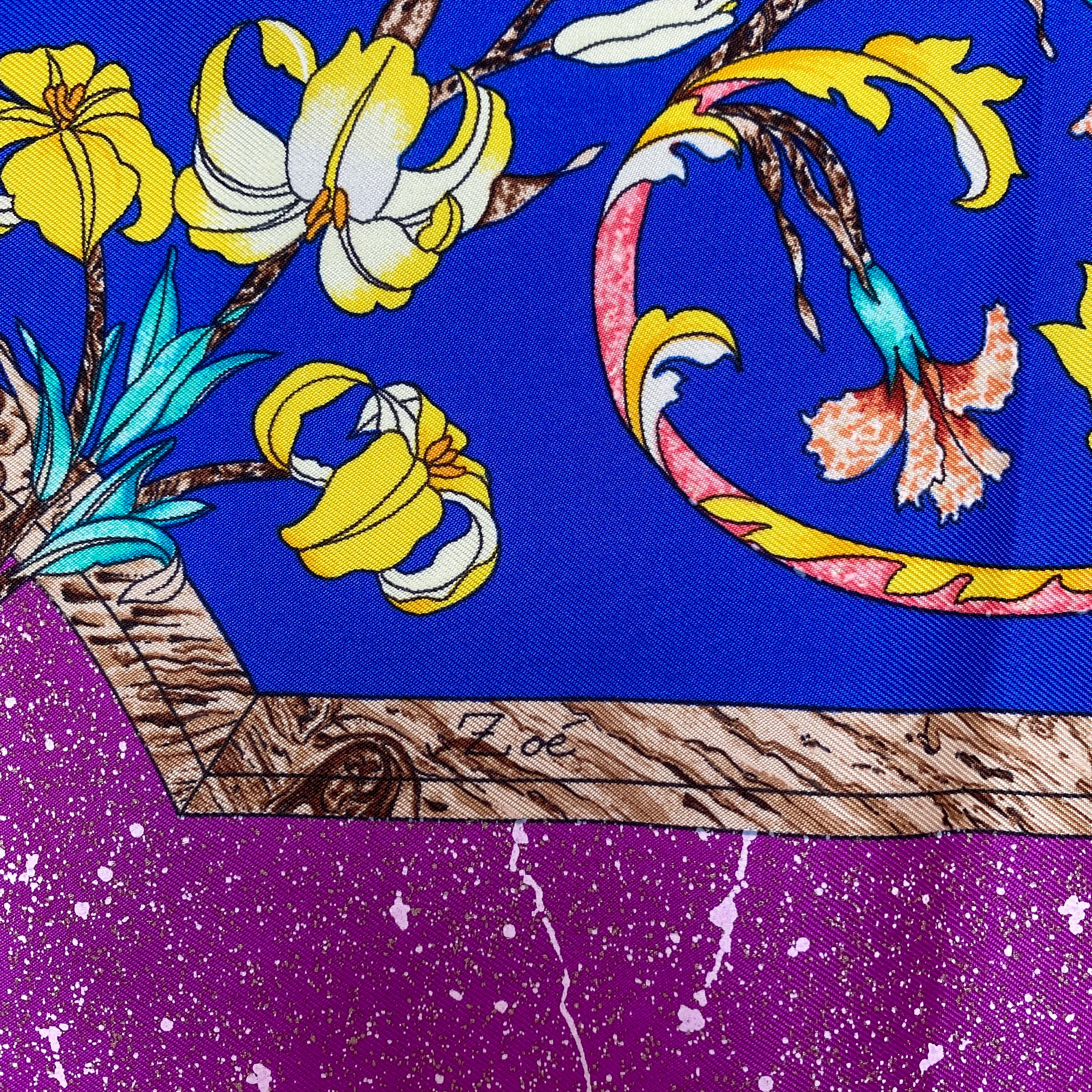 Boxed Hermès Pierres d’Orient Et d’Occident Silk Scarf