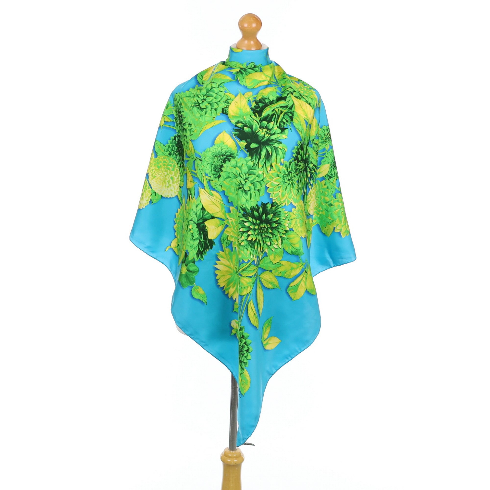 Stunning Mantero Floral Silk Scarf
