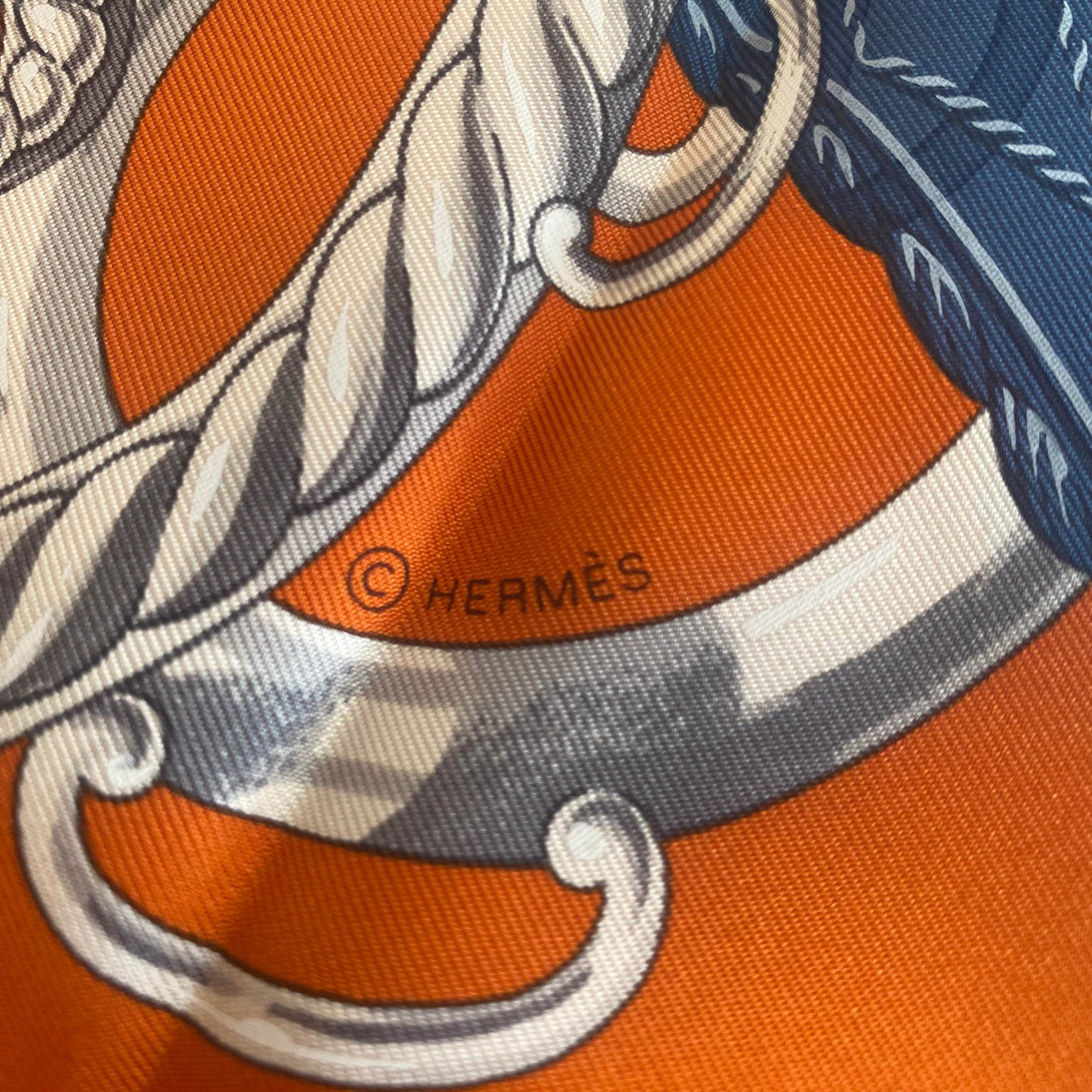 Brand New Boxed Lift Profilé Hermès Silk Scarf Quite Rare