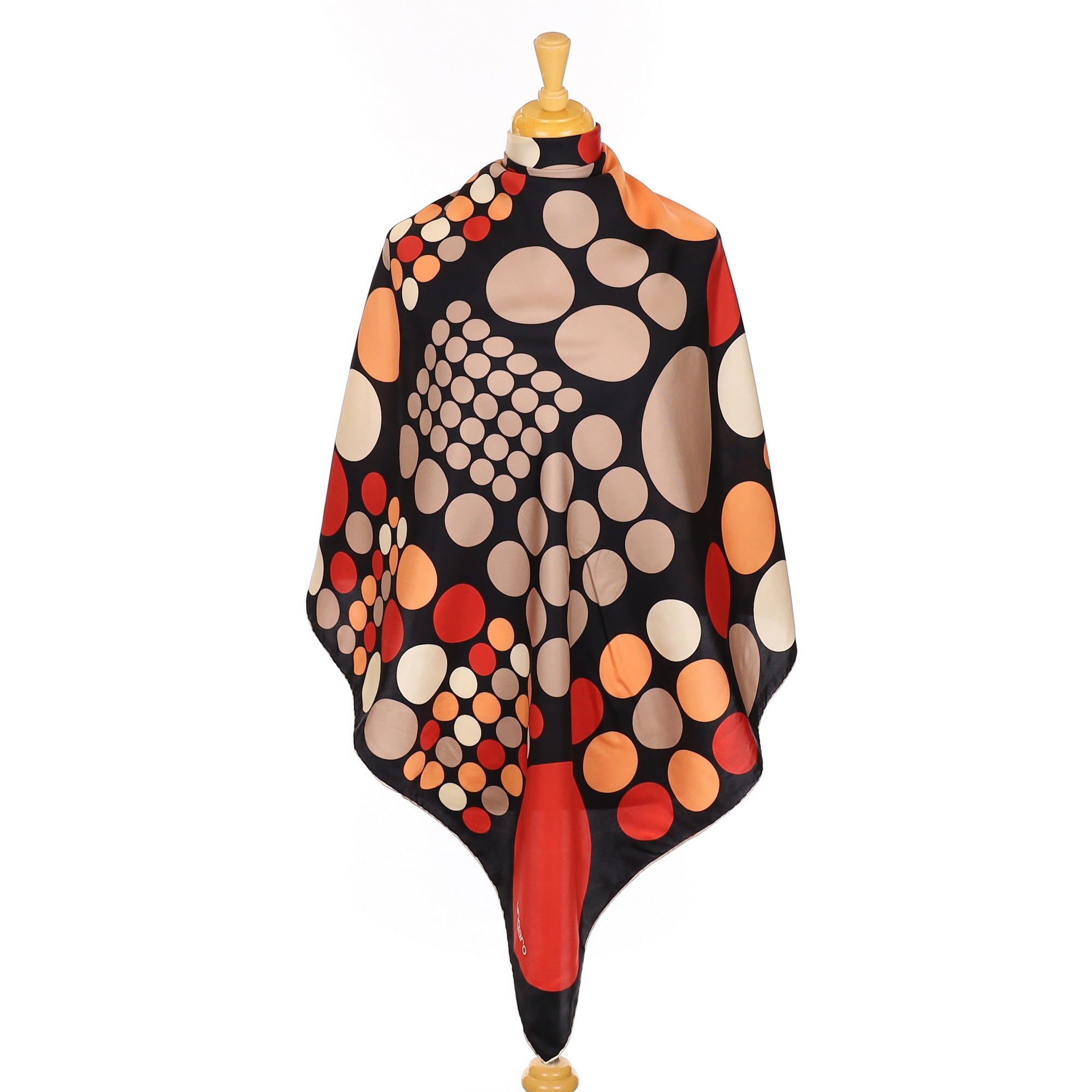Ungaro Spotted Designer Vintage Silk Scarf