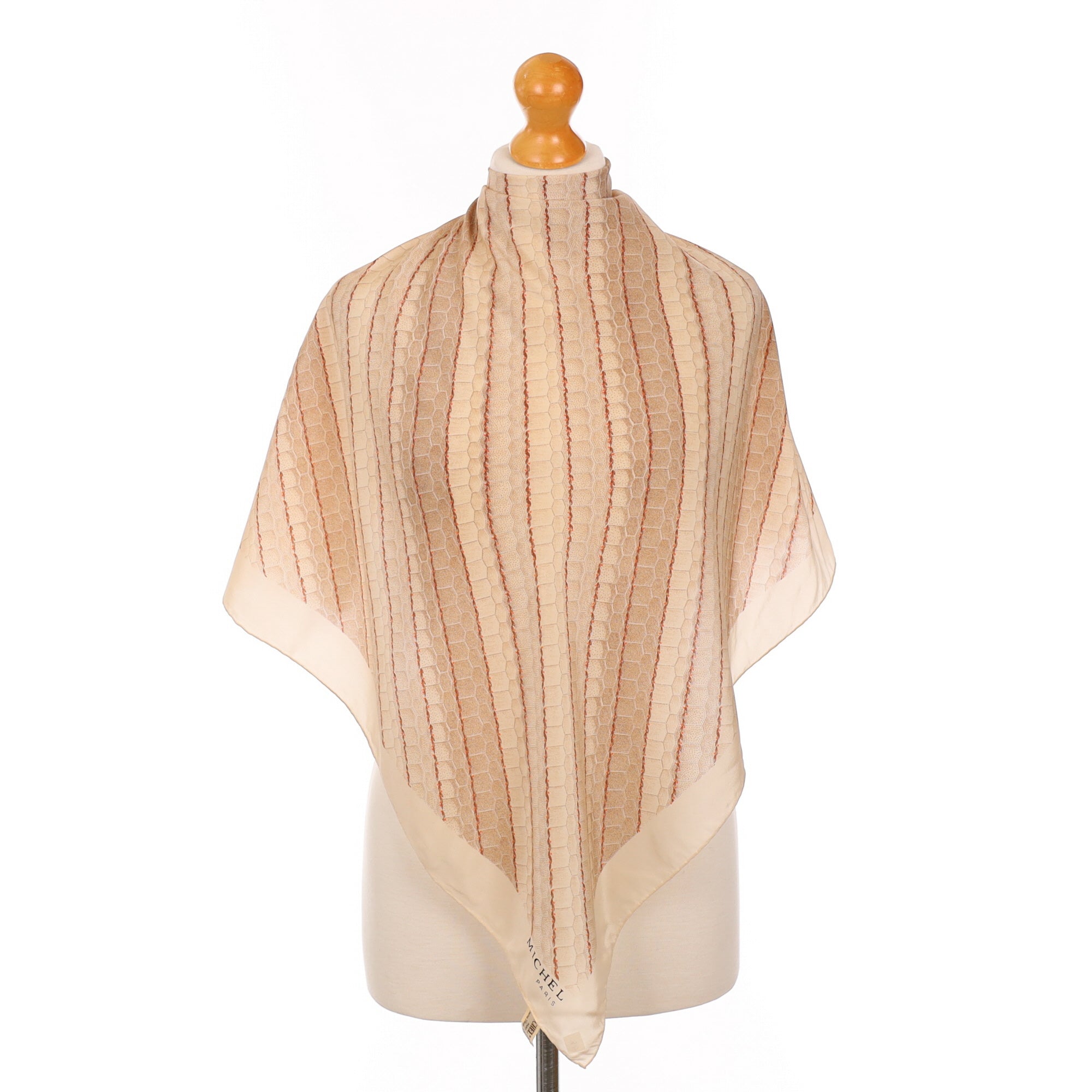 Michel Paris Vintage Silk Scarf