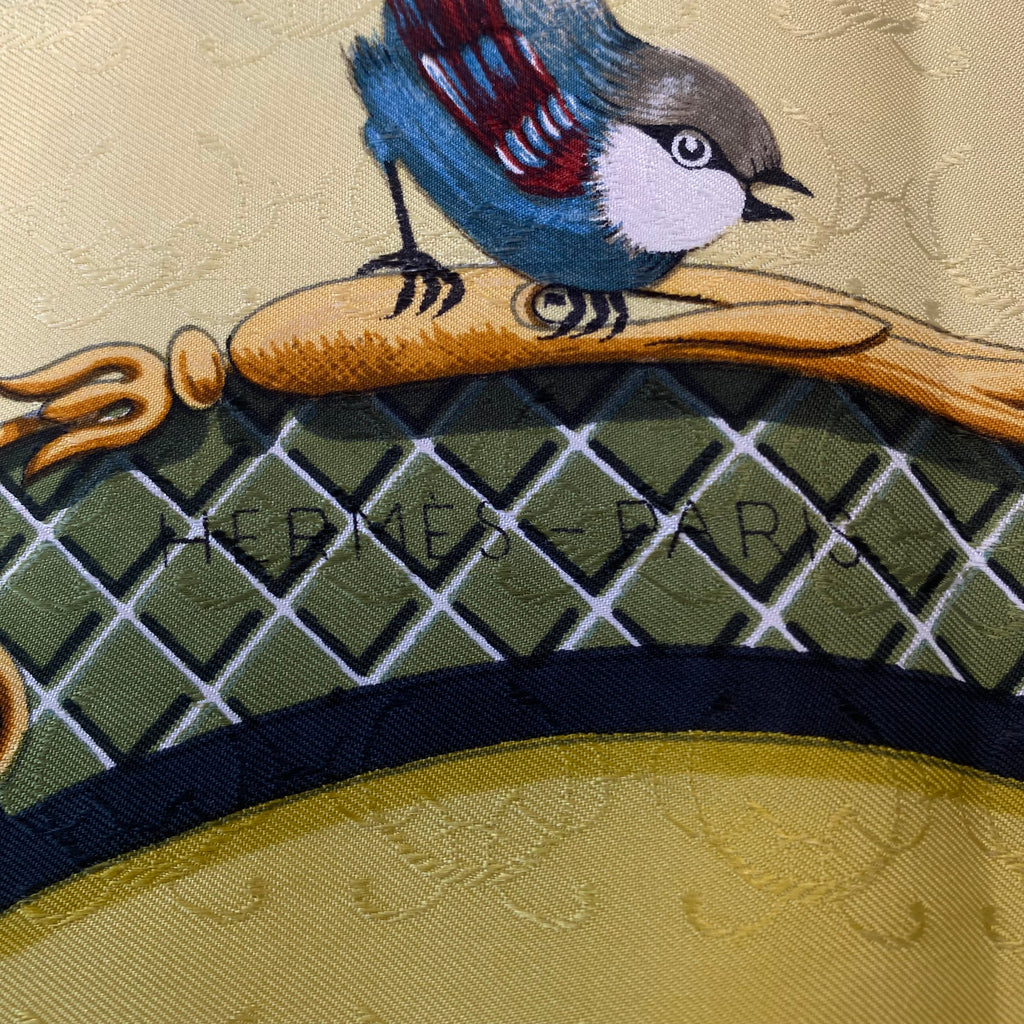 Hermès La Clé Des Champs Silk Scarf Quite Rare