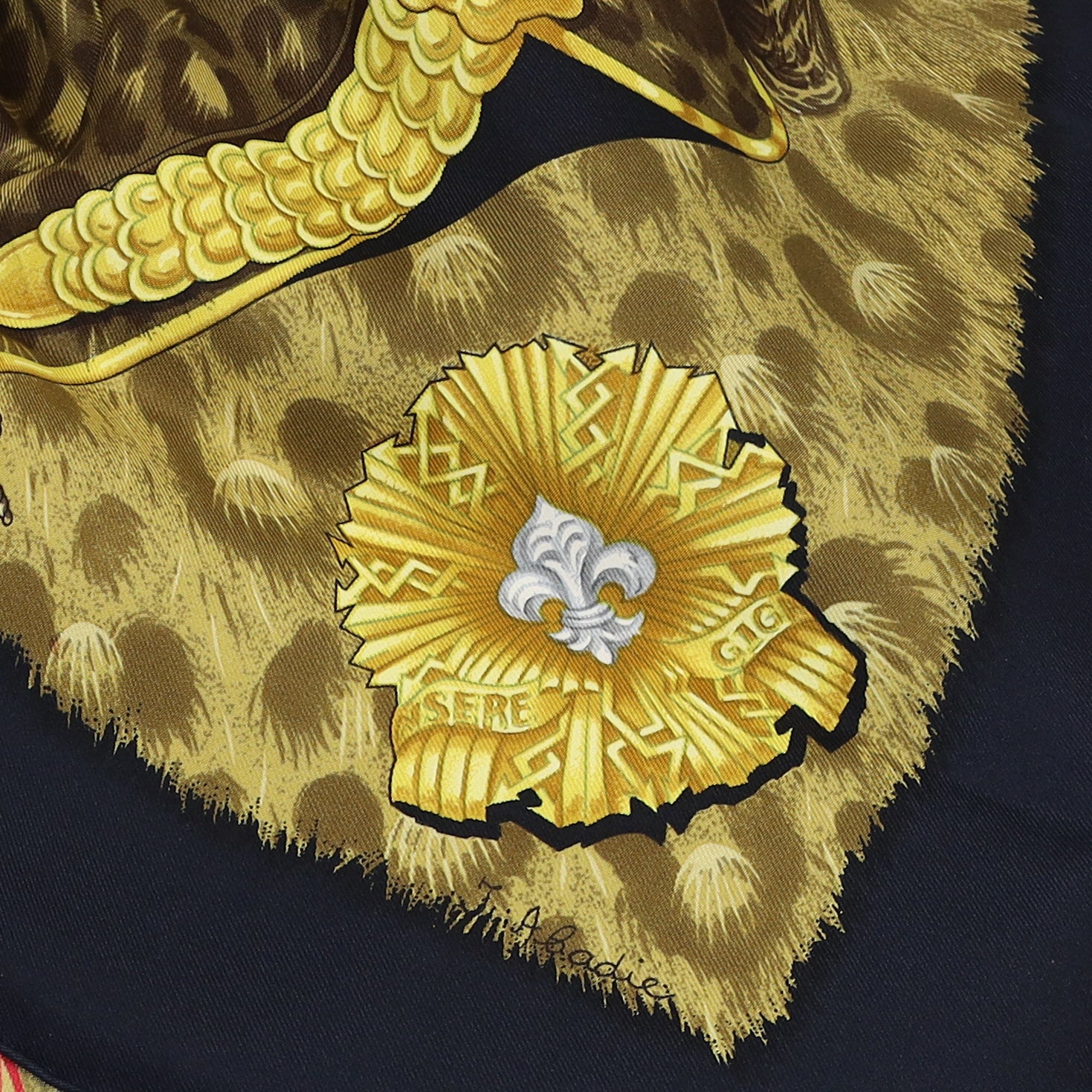 Hermès Casques et Plumets Silk Scarf