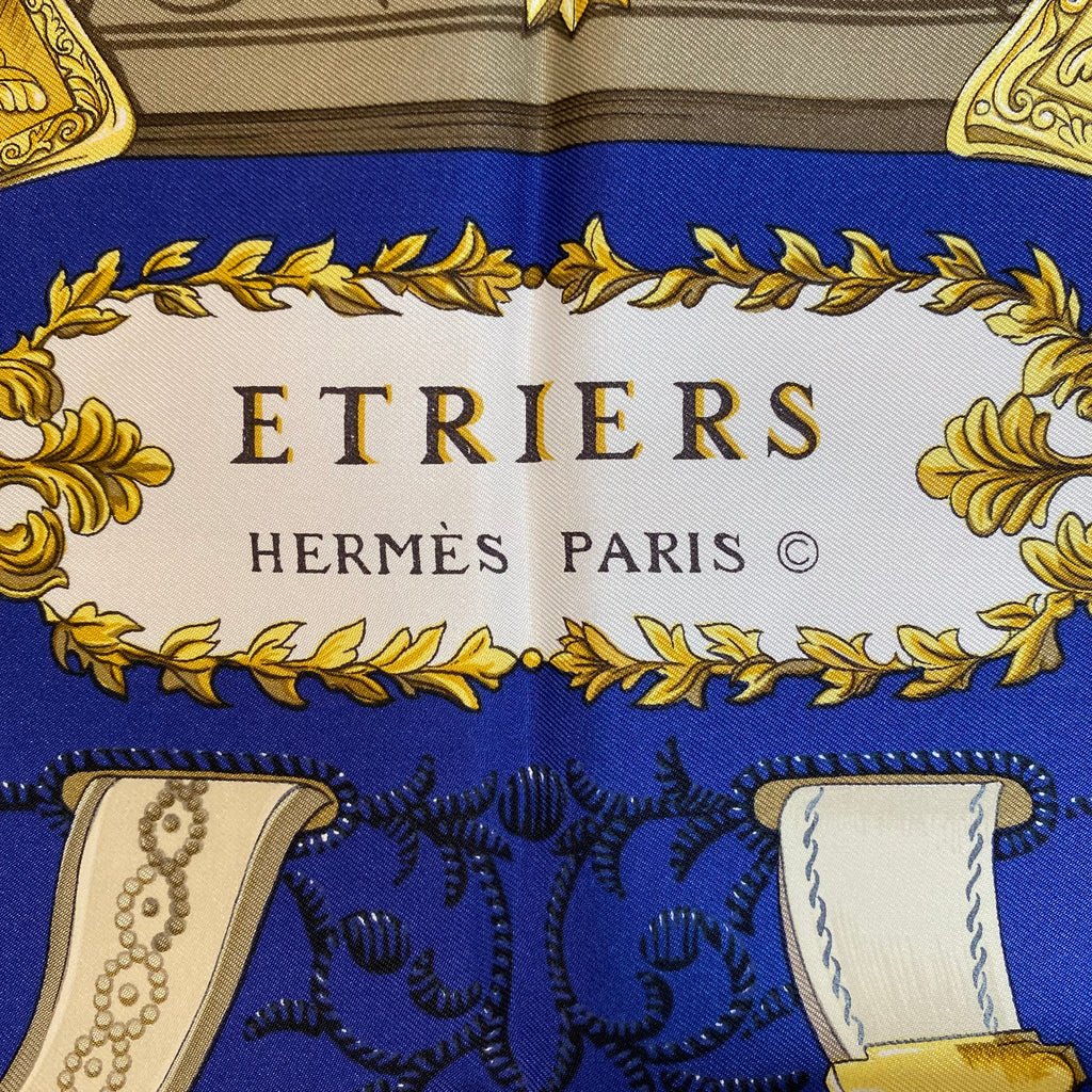 Hermès Etriers Silk Scarf