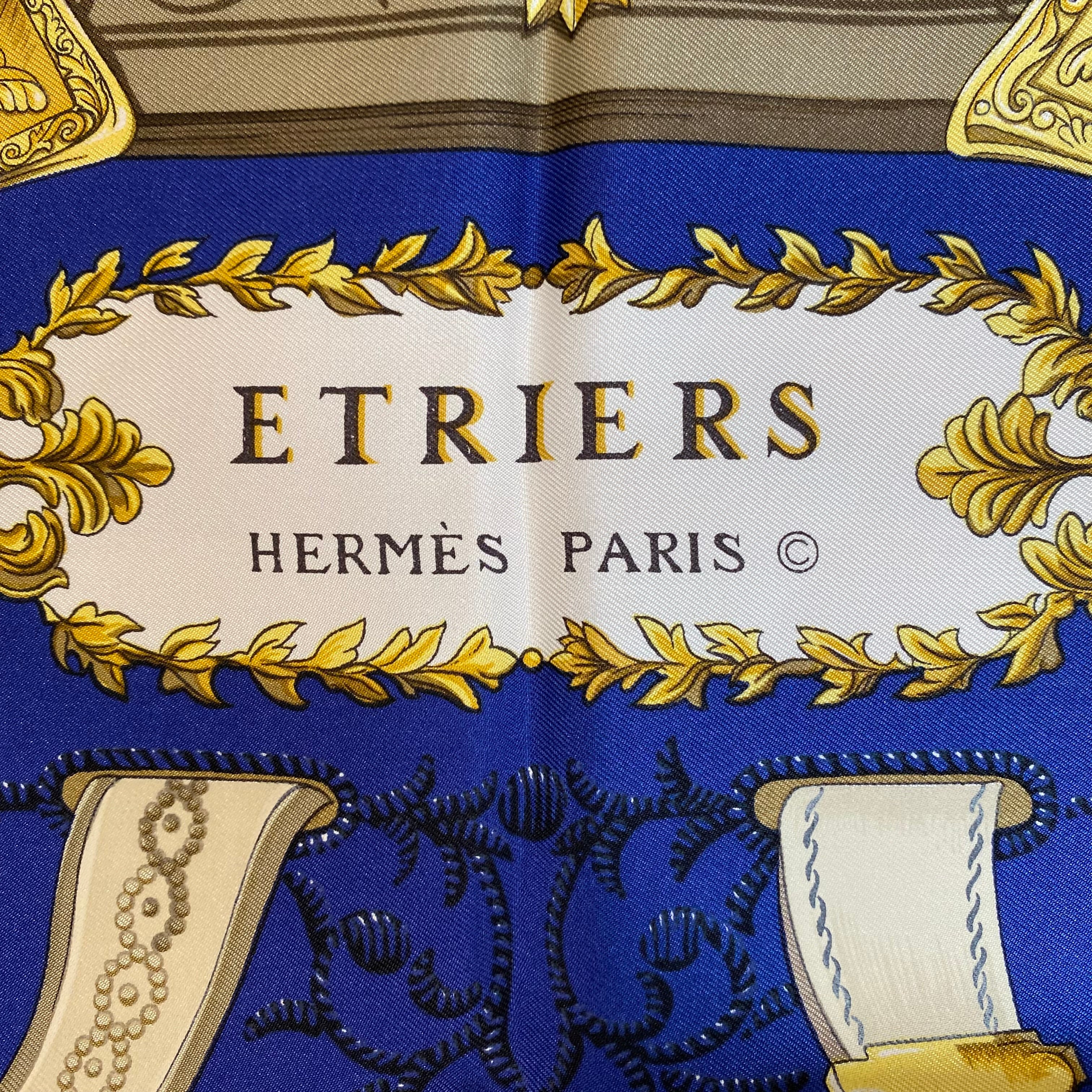 Hermès Etriers Silk Scarf