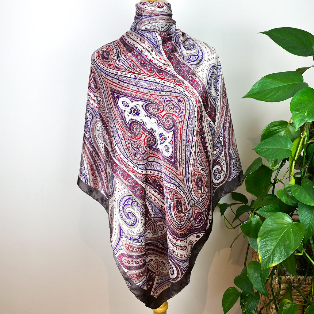 Laksen Paisley Designer Silk Scarf