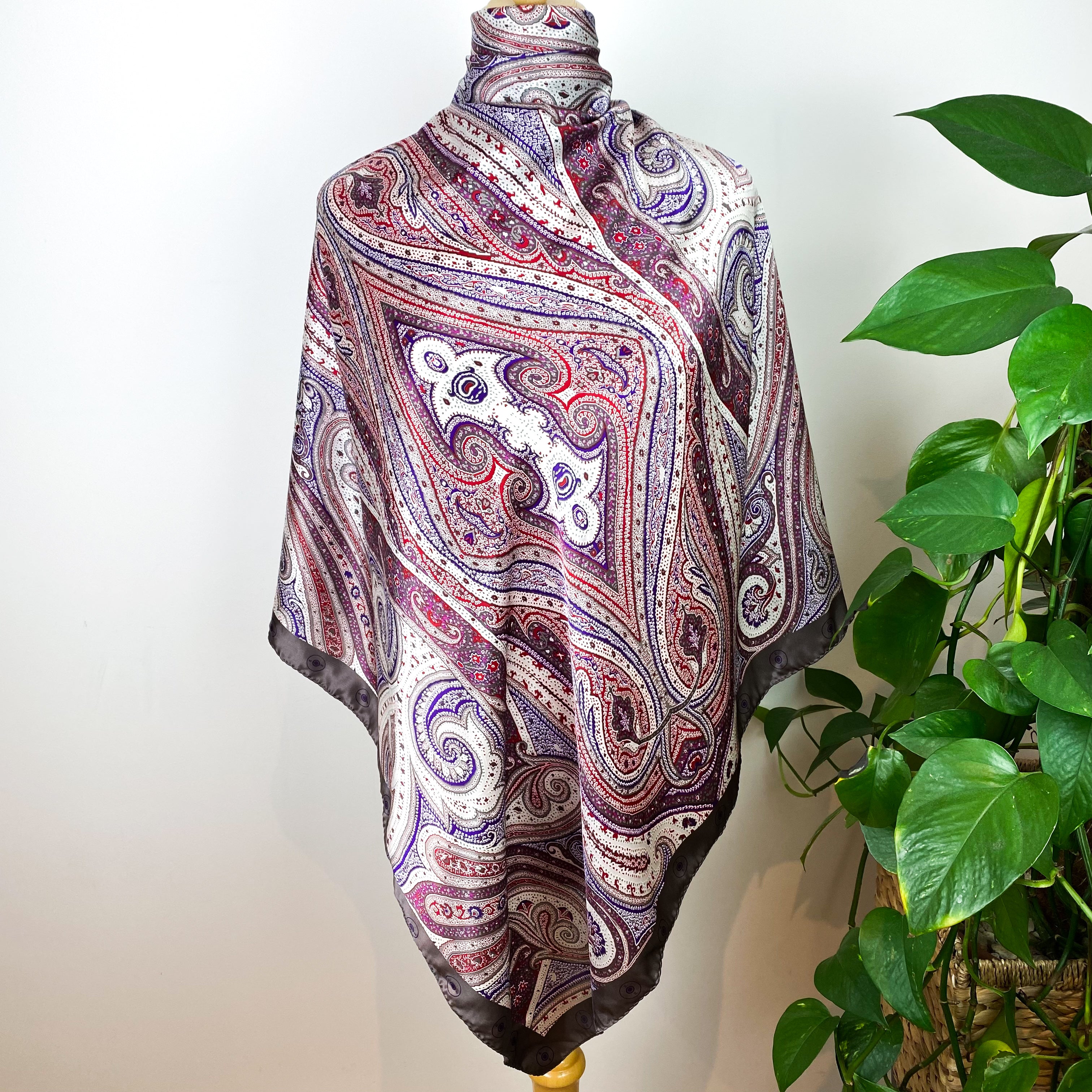 Laksen Paisley Designer Silk Scarf