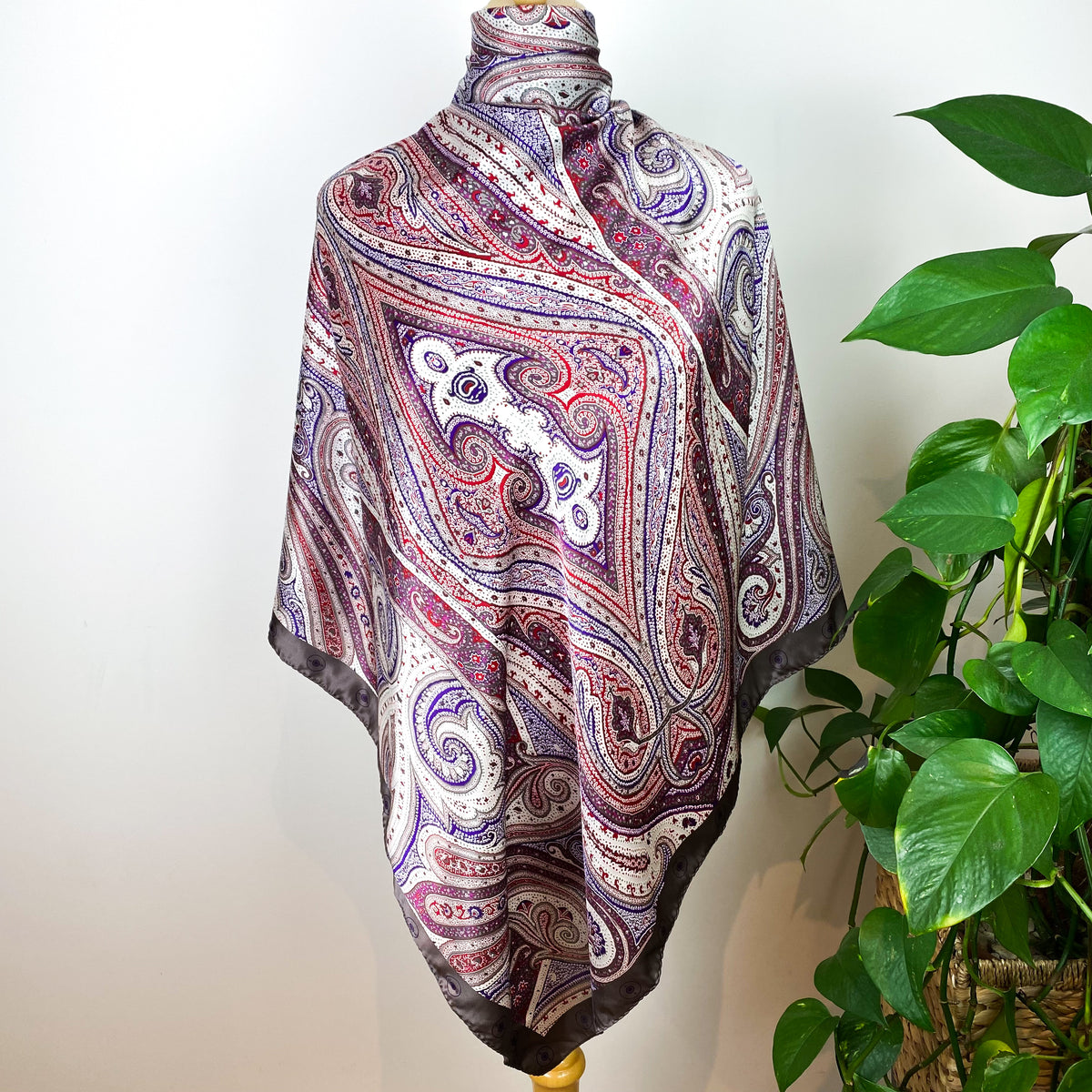 Laksen Paisley Designer Silk Scarf