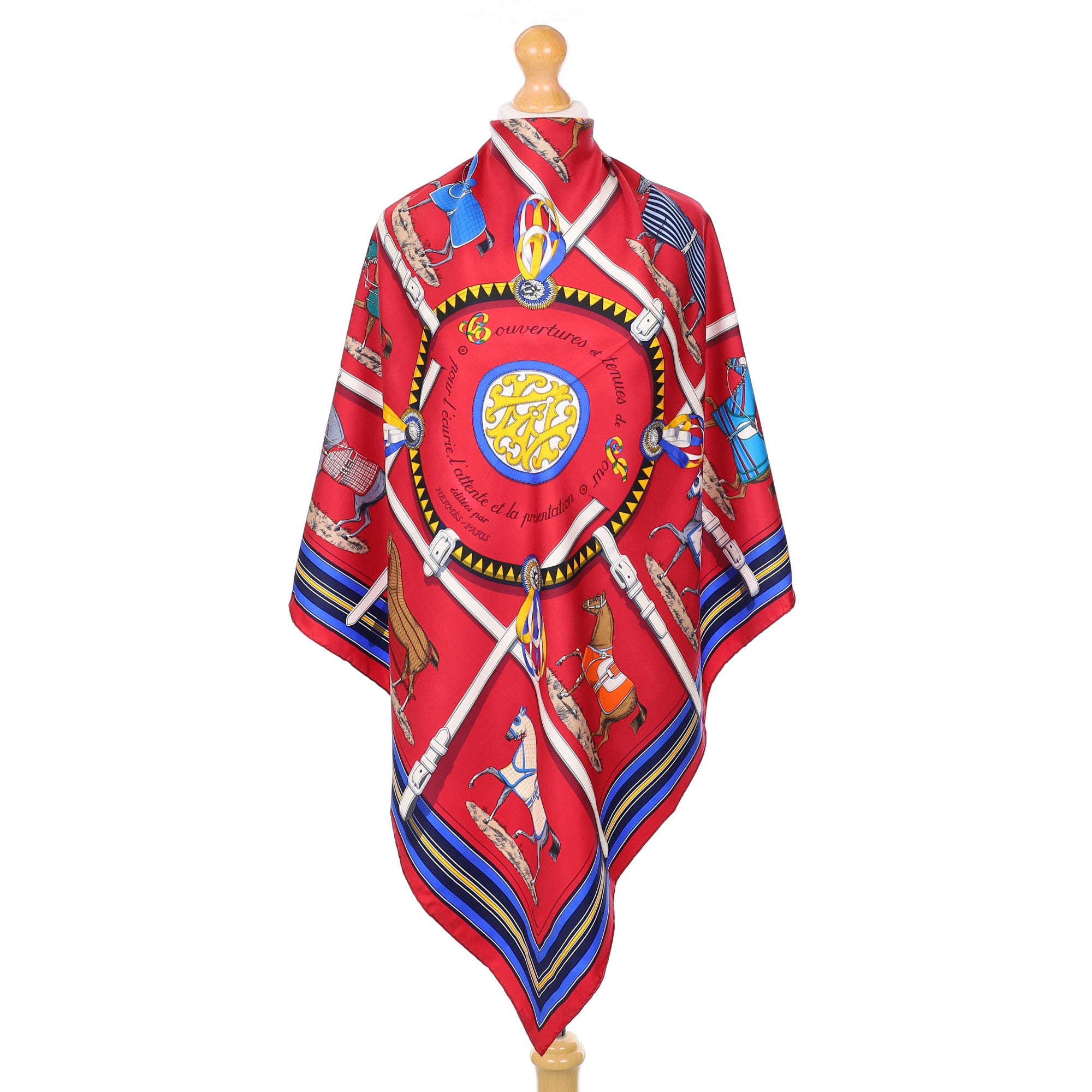 Hermès Couvertures et Tenues de Jour Silk Scarf