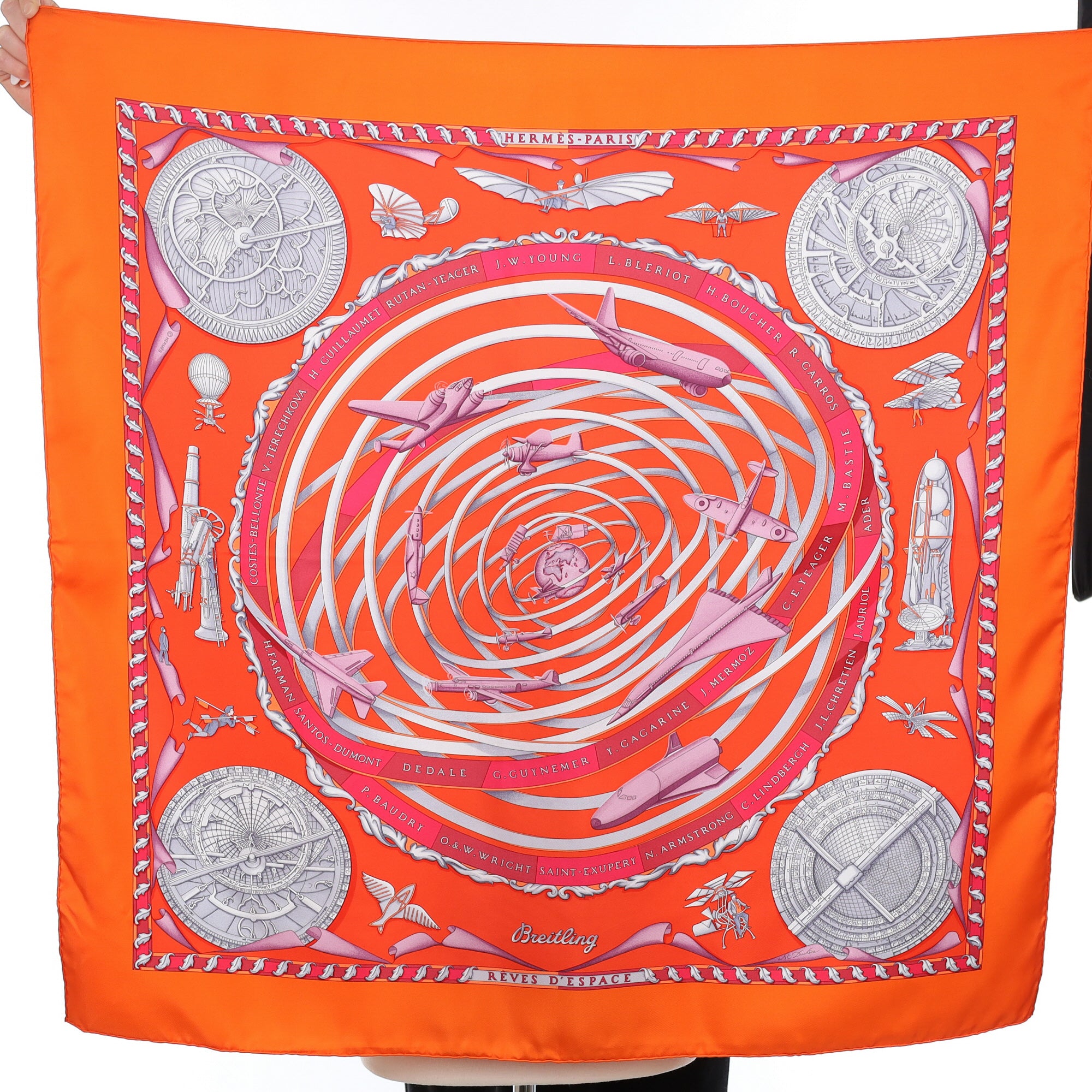 Brand New Boxed Hermès Rêves D’espace Silk Scarf Quite Rare