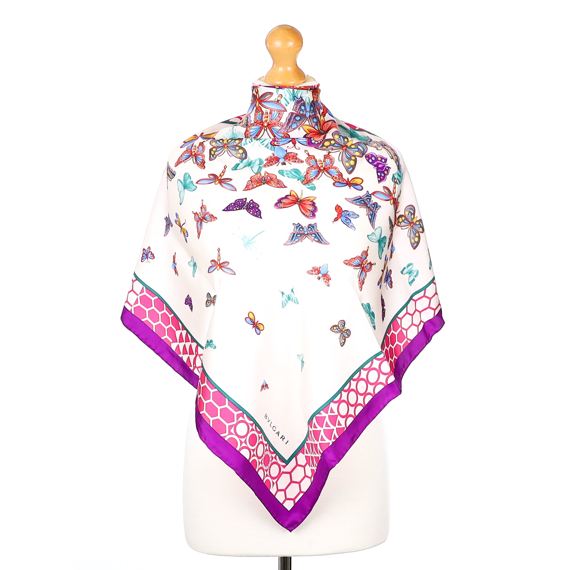 Boxed Bvlgari Silk Scarf