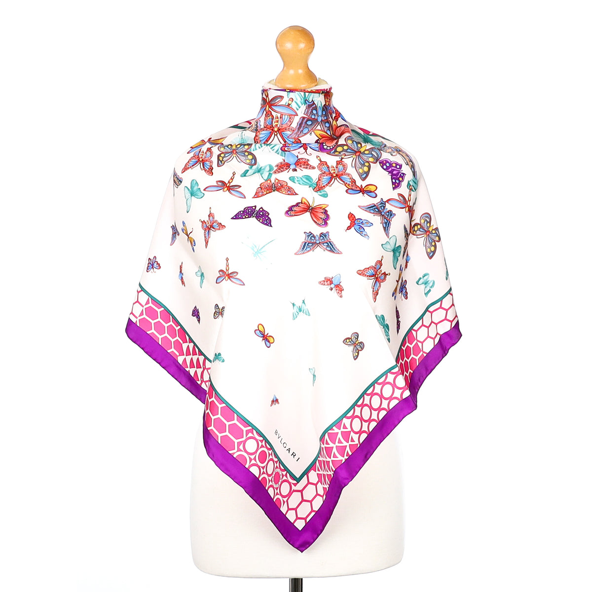 Boxed Bvlgari Silk Scarf