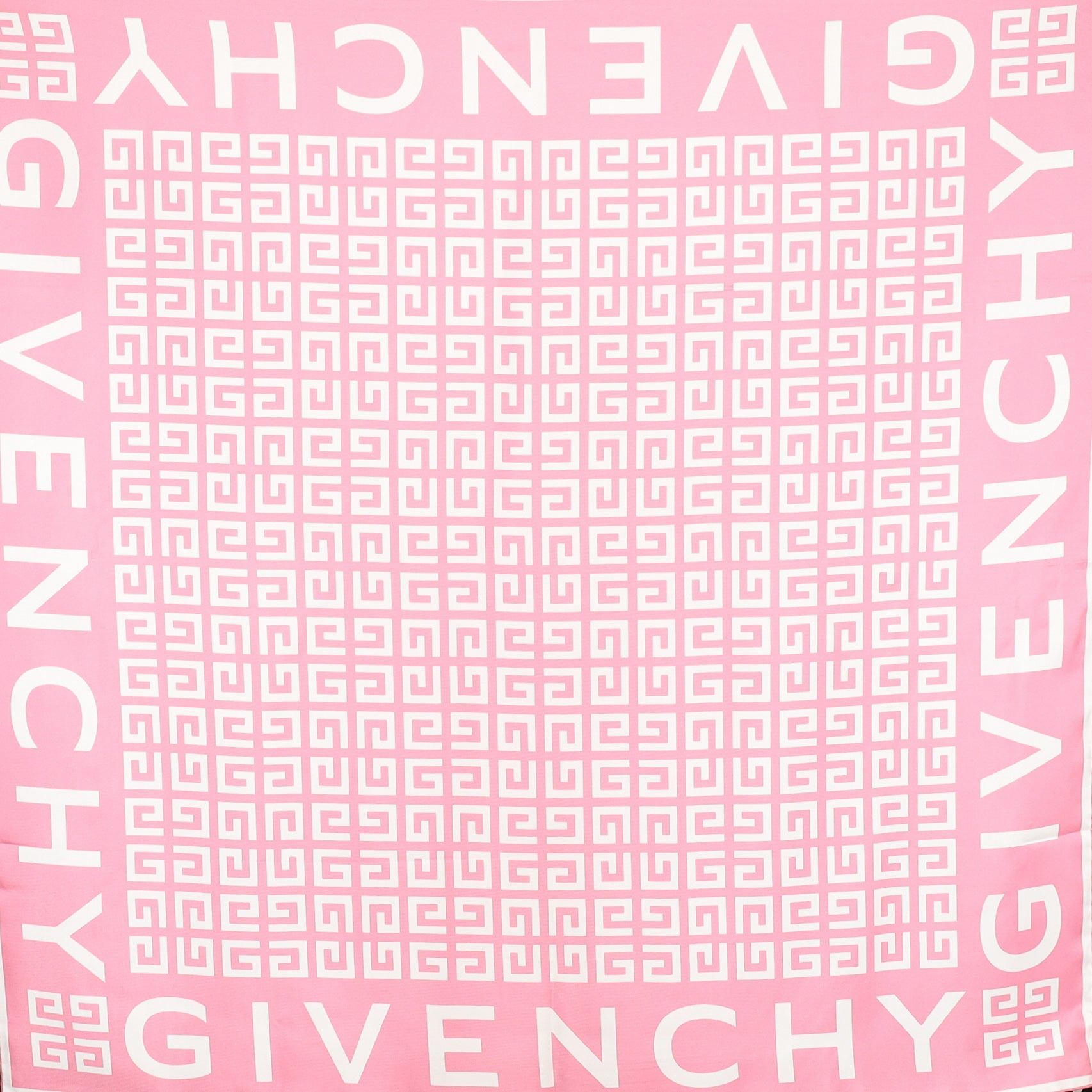 Brand New Givenchy Pink Silk Scarf