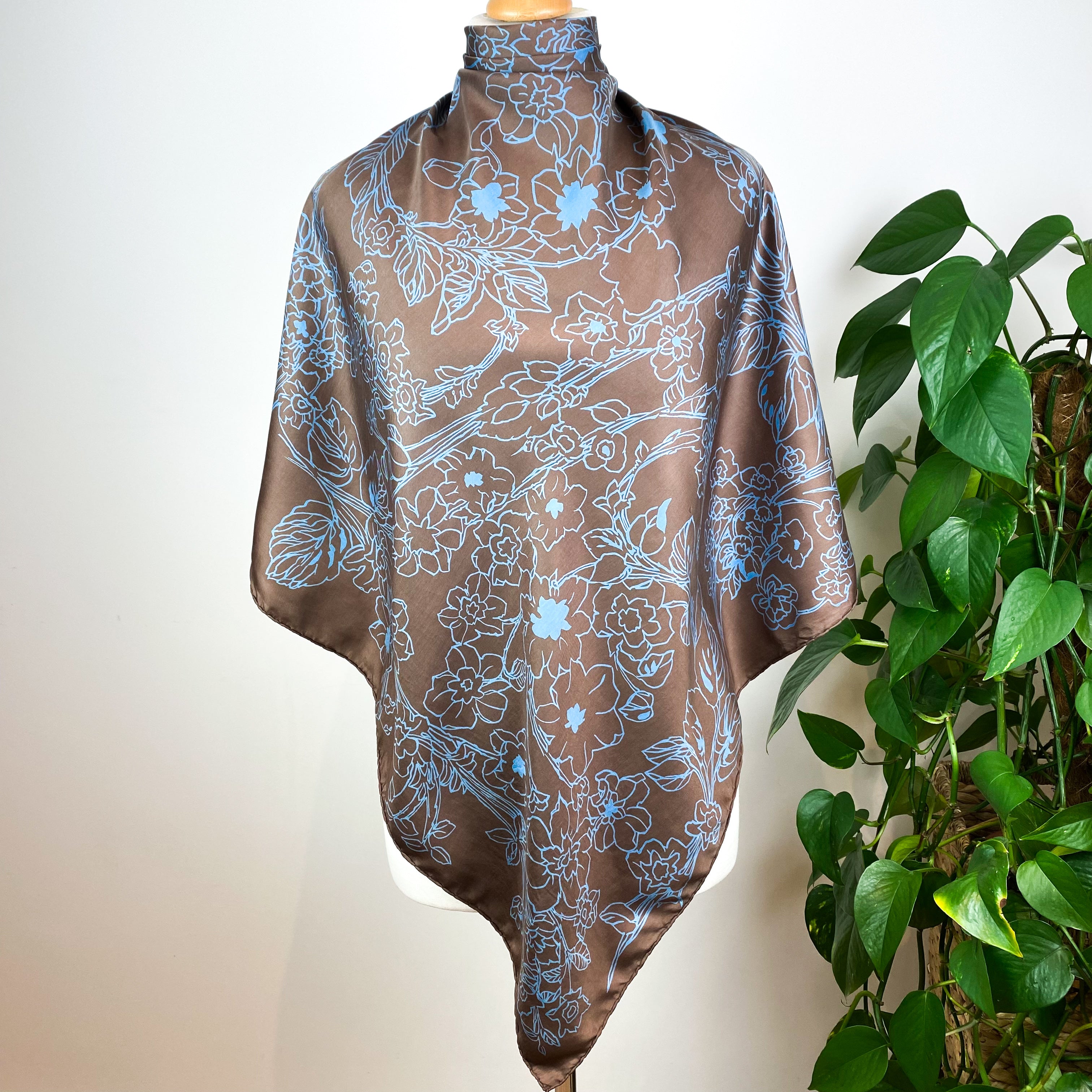1970s Jacqmar Vintage Silk Scarf