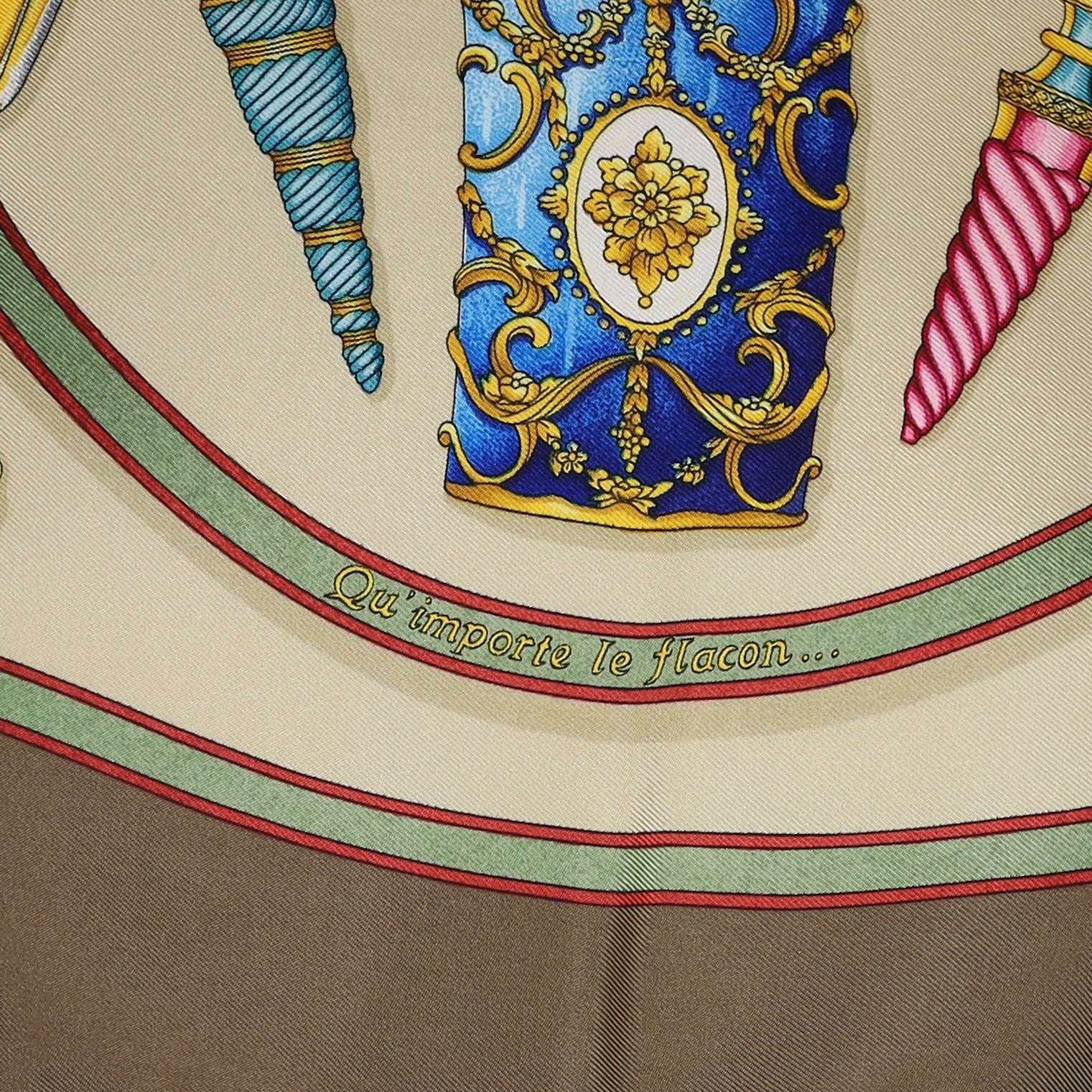Hermès Qu ‘Importe Le Flacon Silk Scarf