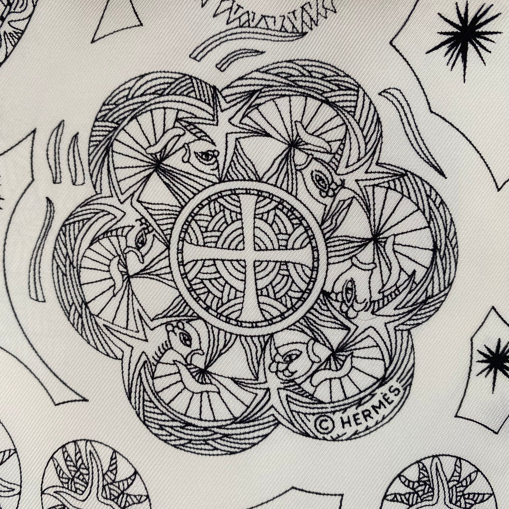 Hermès Le Roy Soleil Silk Scarf