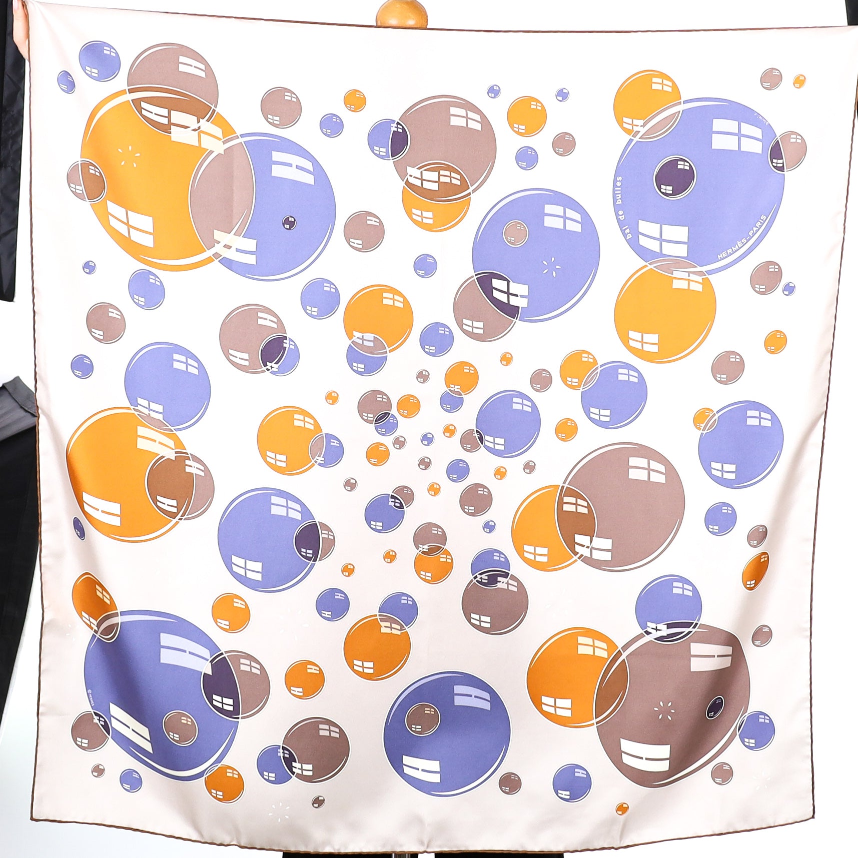 Pristine Boxed Hermès Bal de Bulles Silk Scarf Quite Rare