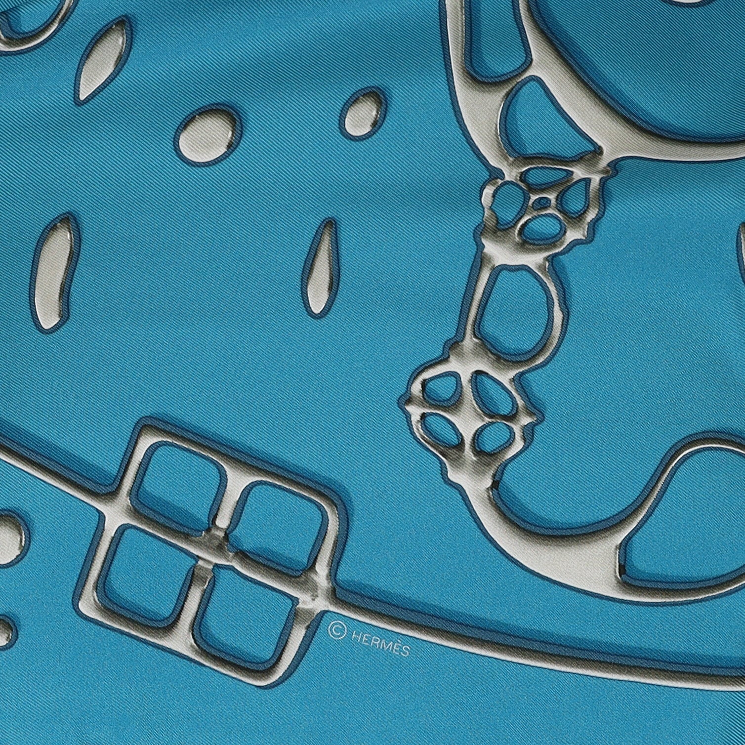 Brand New Boxed Hermès Cheval Fusion Silk Scarf