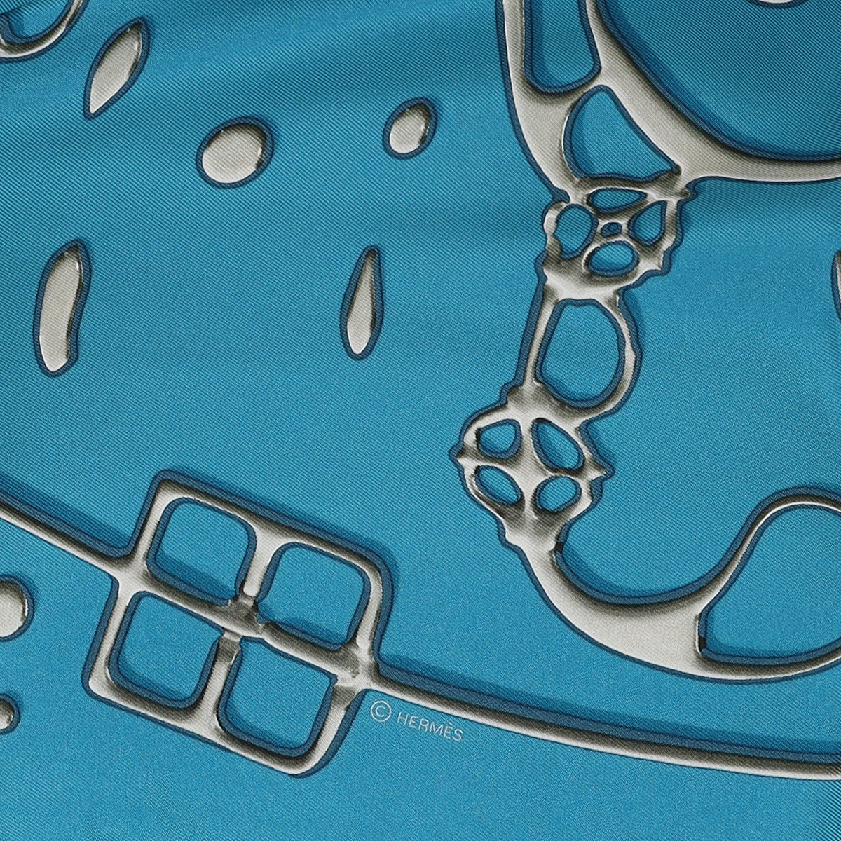 Brand New Boxed Hermès Cheval Fusion Silk Scarf