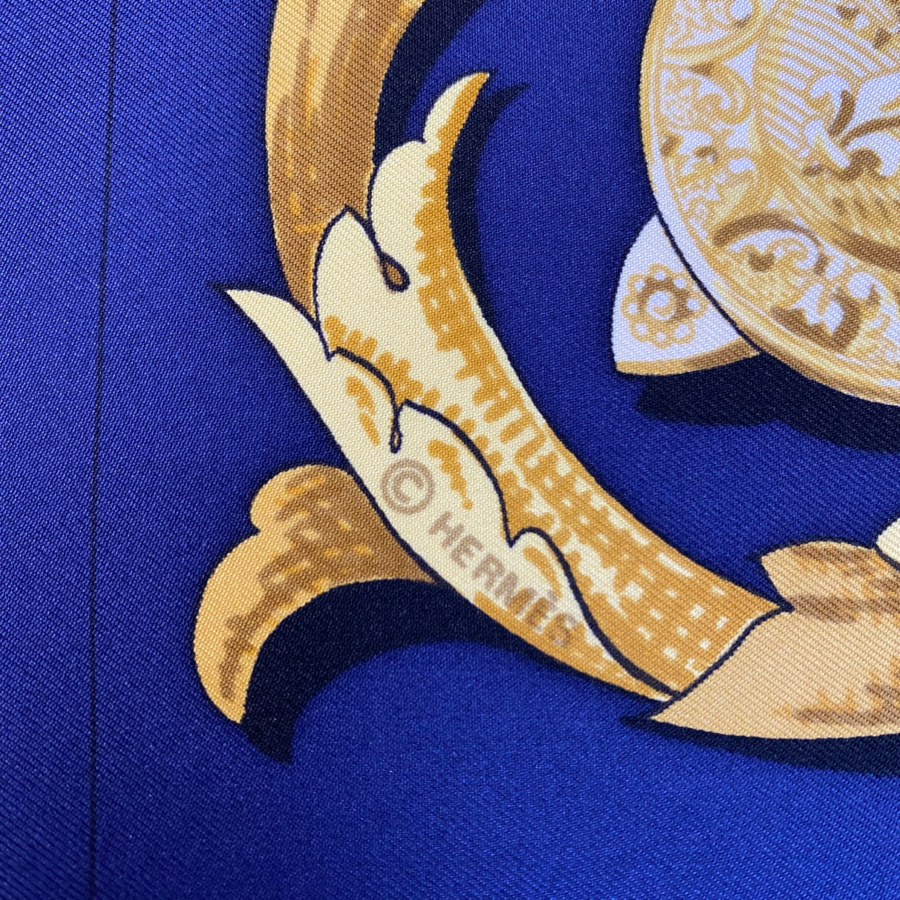 Hermès Le Mors a la Conétable Silk Scarf