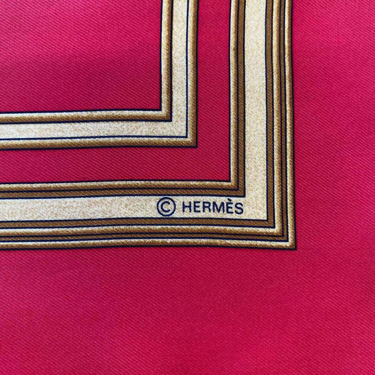 Pristine Hermès Les Tuileries Silk Scarf