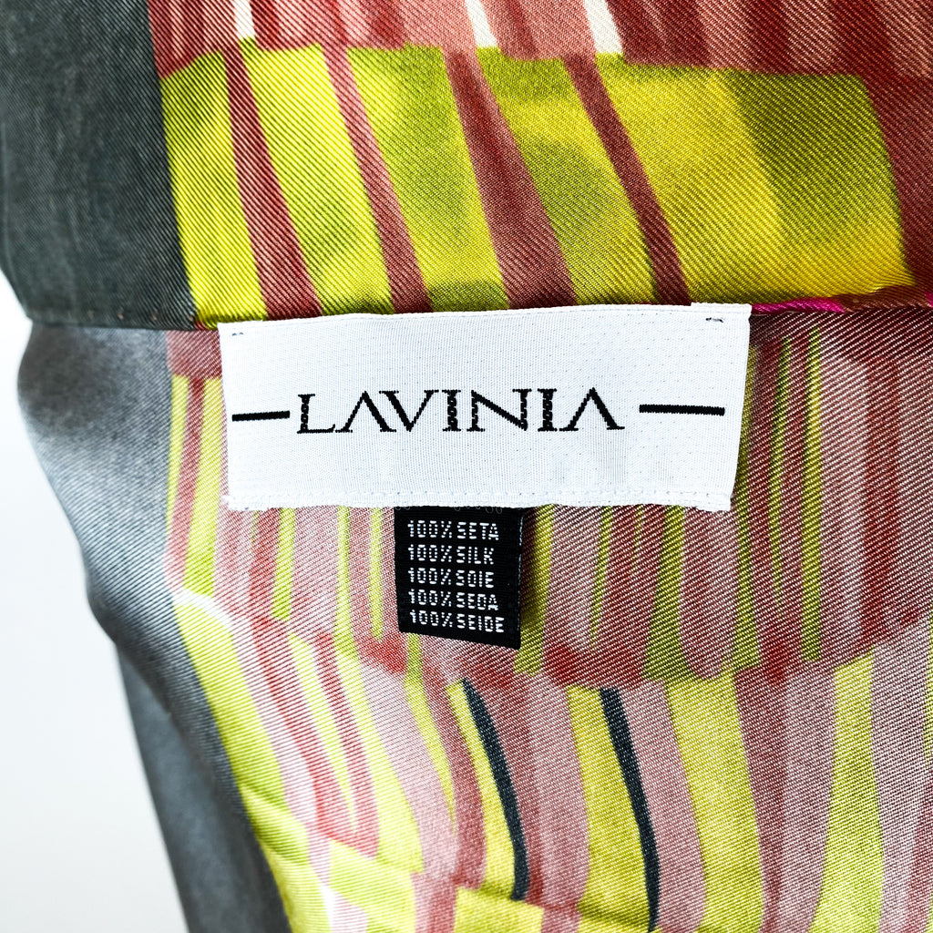 Lavinia Abstrac Italian Silk Scarf