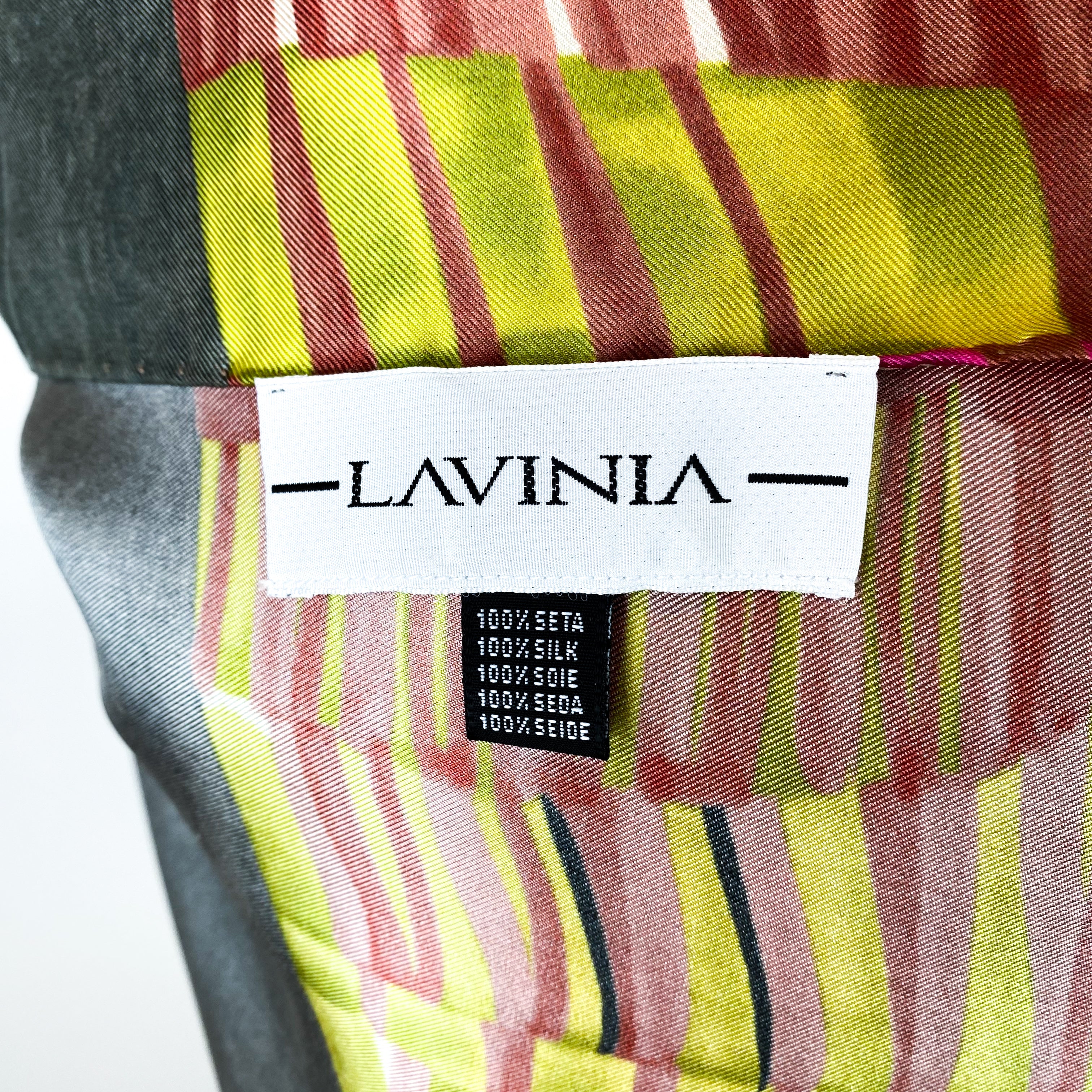 Lavinia Abstrac Italian Silk Scarf