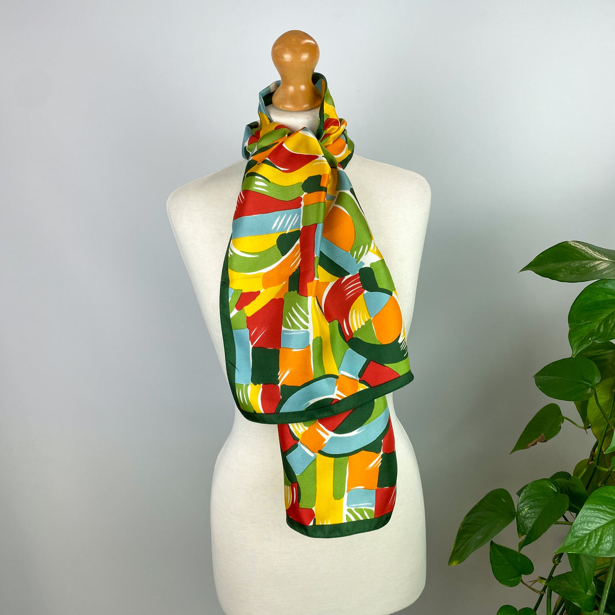 1970’s Immaculate Liberty Multicoloured Long Silk Scarf