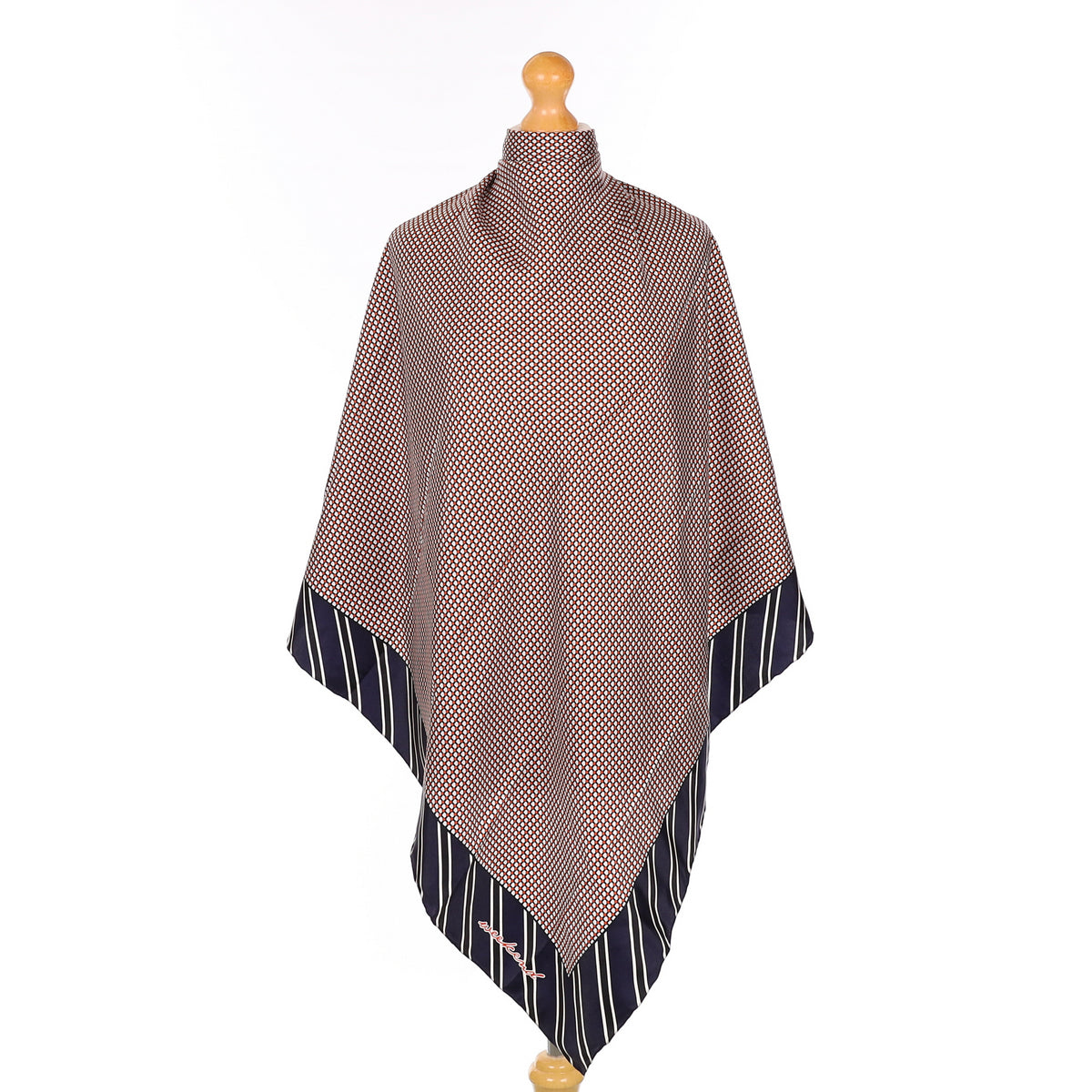 MaxMara Geometric Illusion Silk Scarf