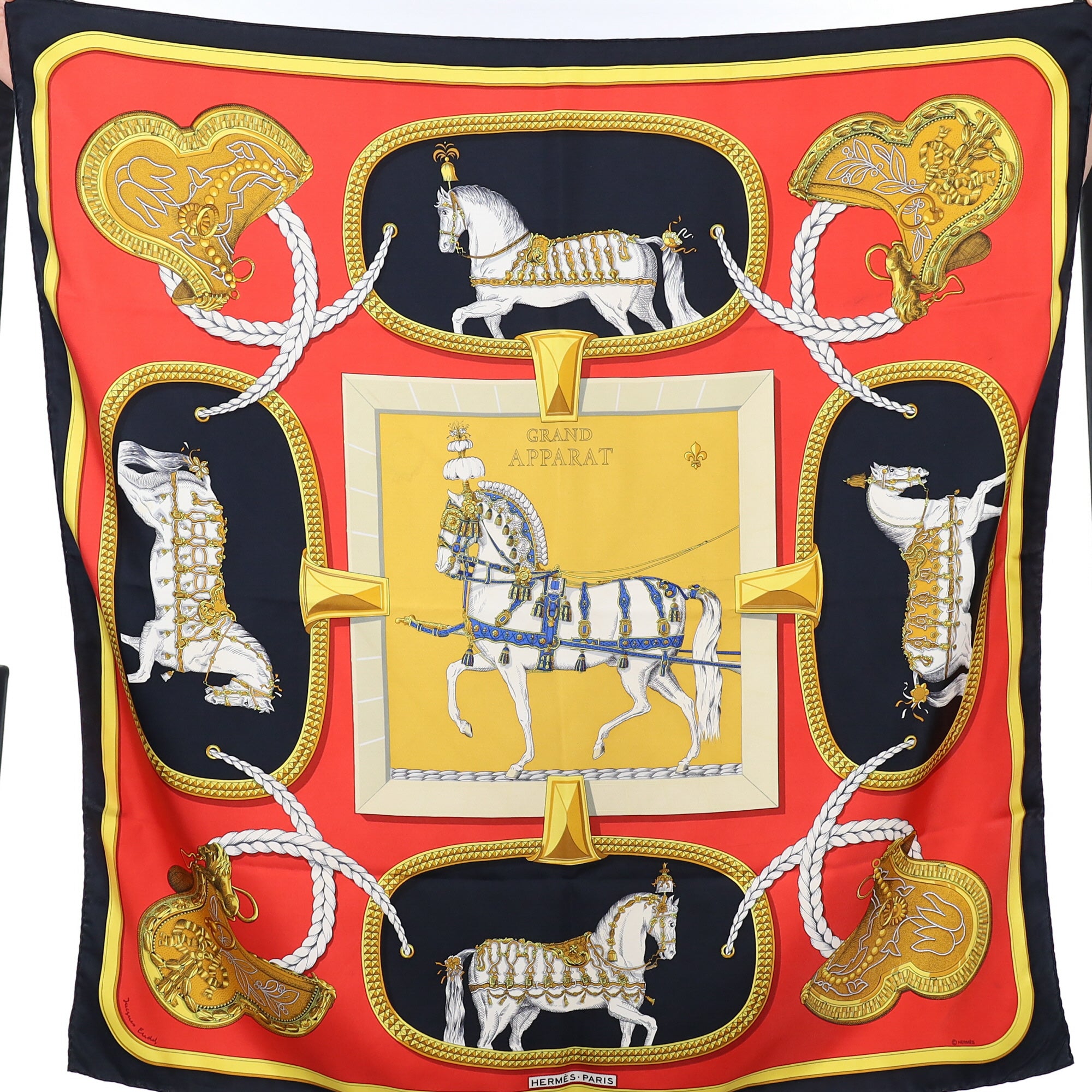 Hermès Grand Apparat Silk Scarf