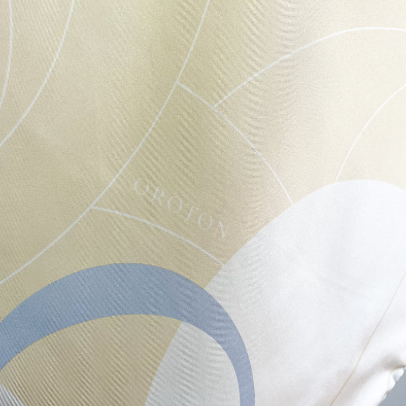 Oroton Pastel Colours Designer Silk Scarf