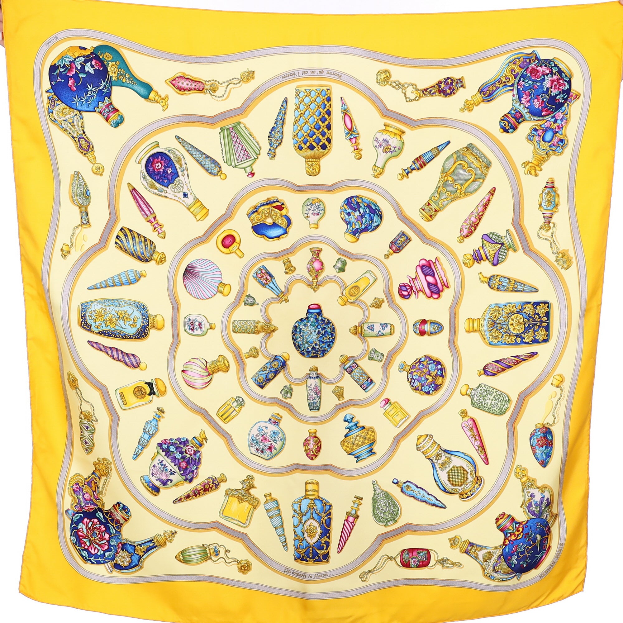 Hermès Qu ‘importe Le Flacon Silk Scarf