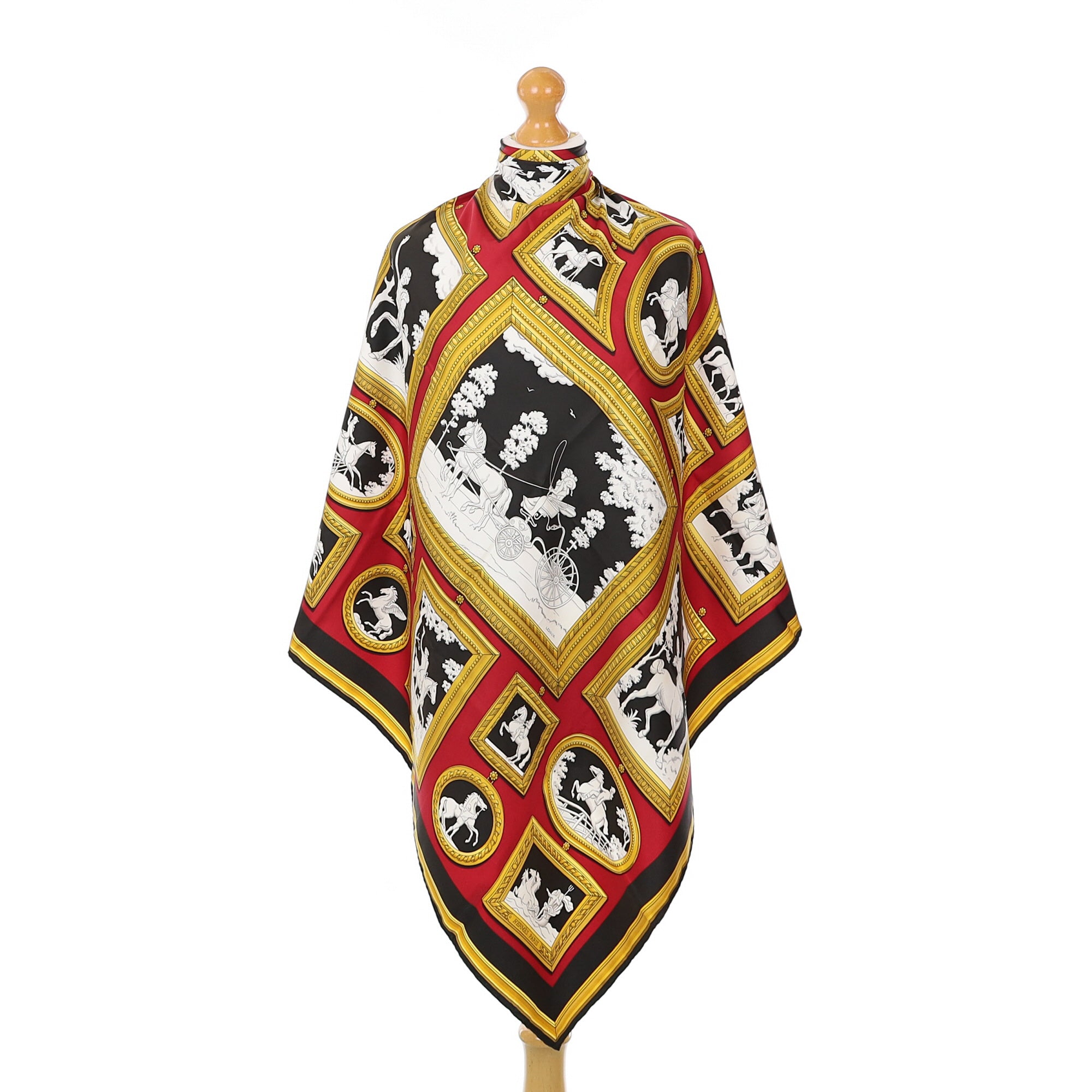 Hermès High Perch Silk Scarf Rare