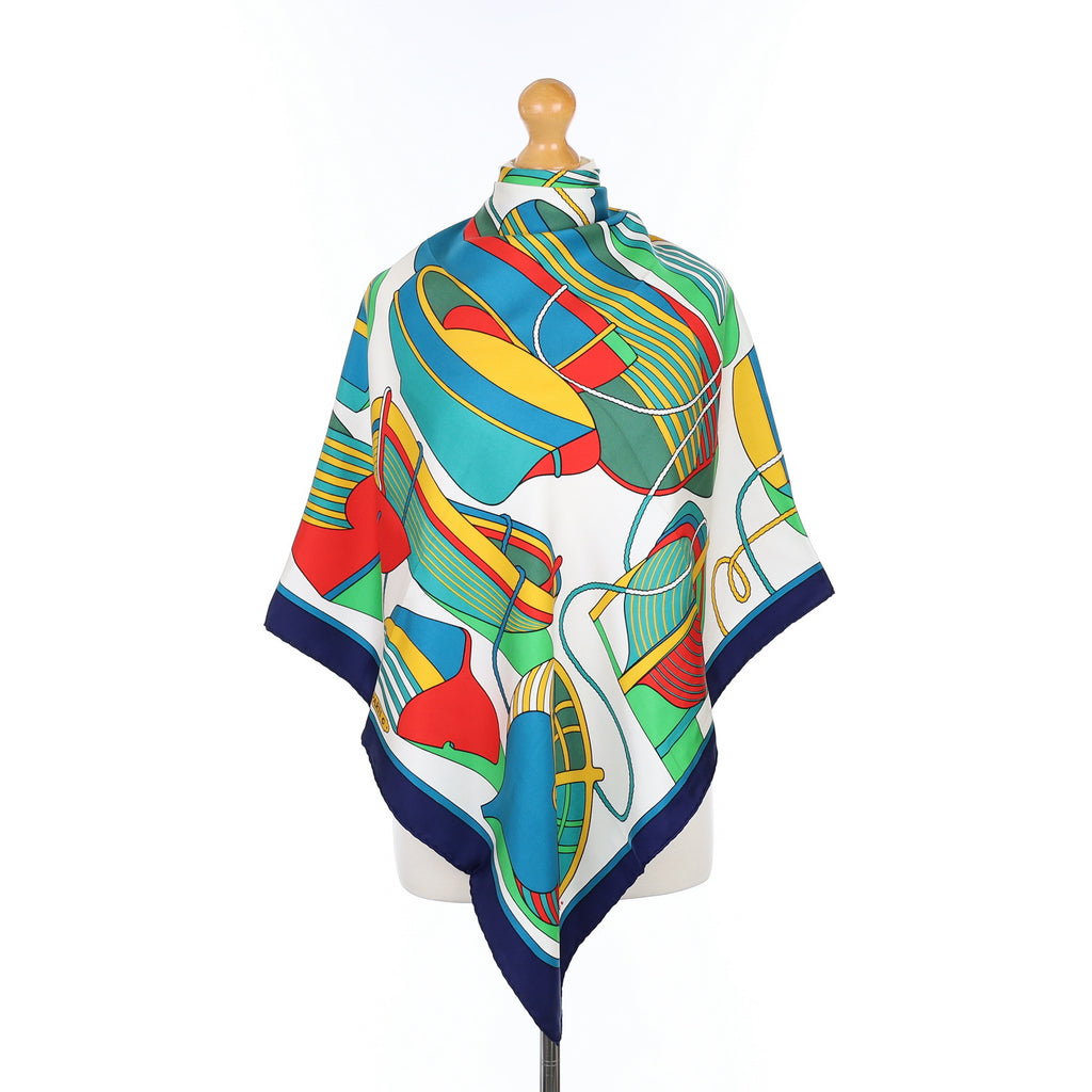 Hermès Thalassa Silk Scarf Quite Rare