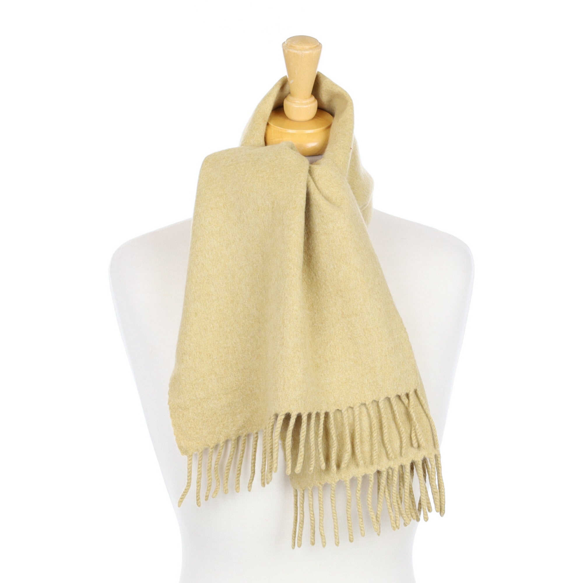 Loro Piana Sand Cashmere Woven Scarf