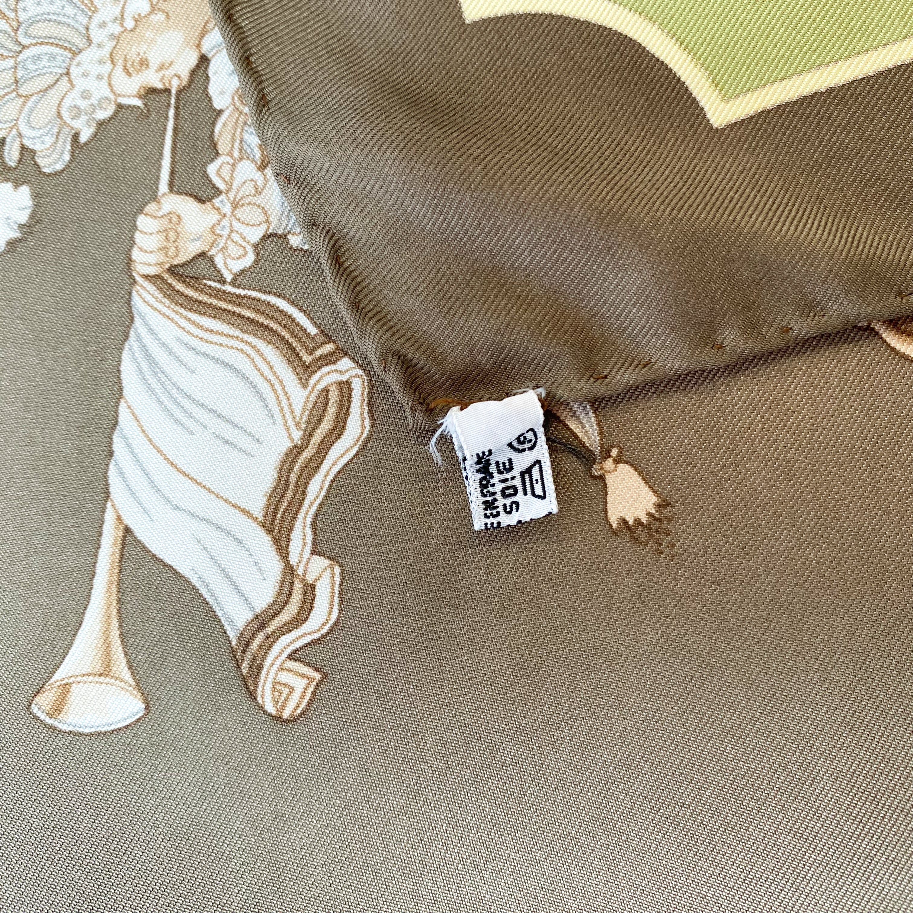 Boxed Hermès Carrousel Hermès Silk Scarf