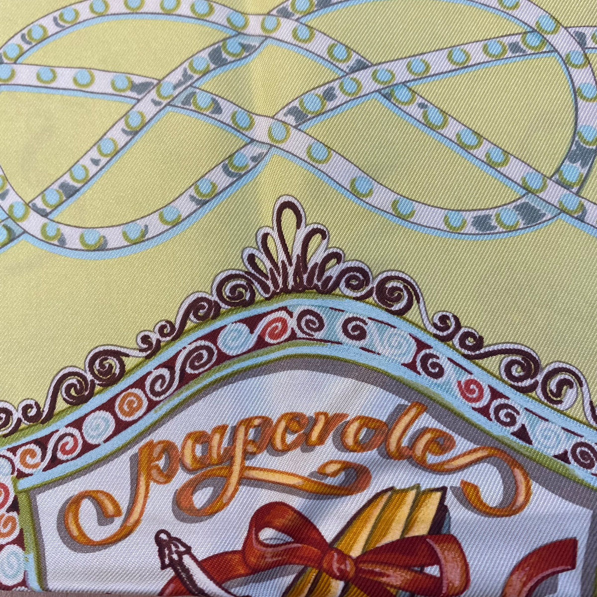 Pristine Boxed Hermès Paperole Silk Scarf Rare