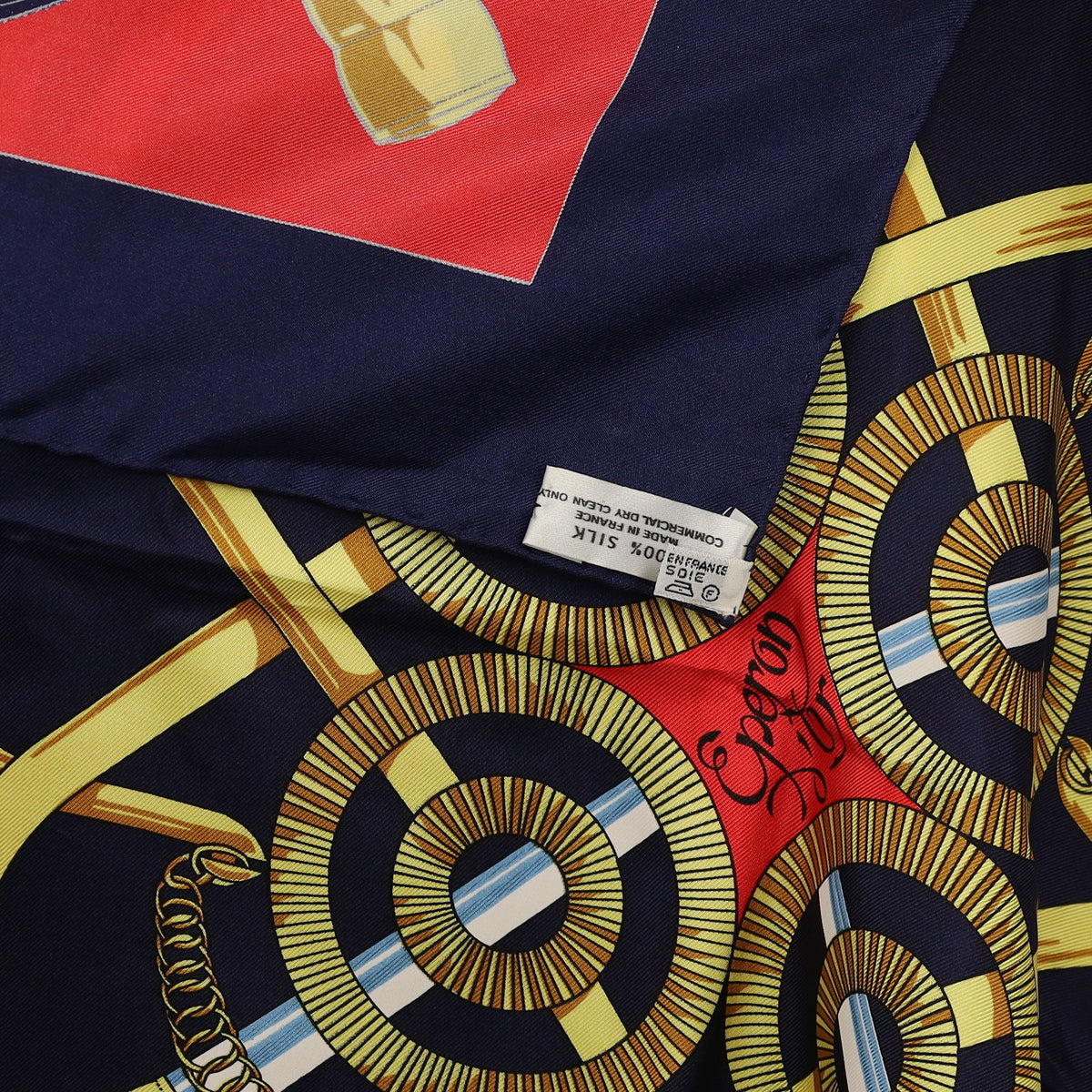 Brand New Boxed Hermès Eperon D’or Silk Scarf