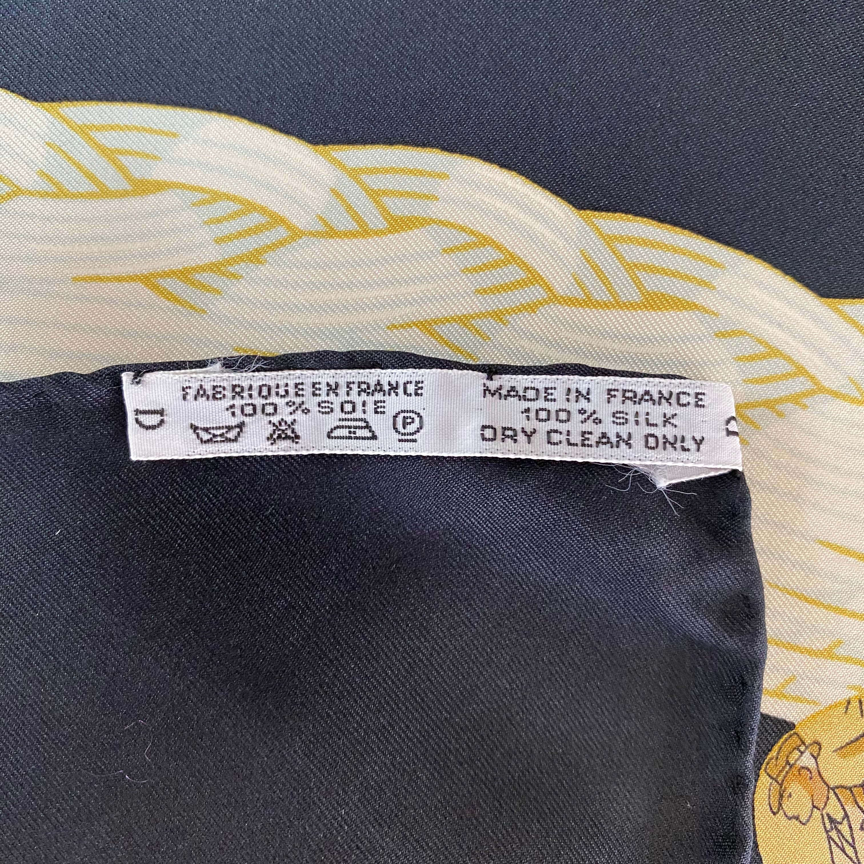 Hermès Couvée d’ Hermés Silk Scarf