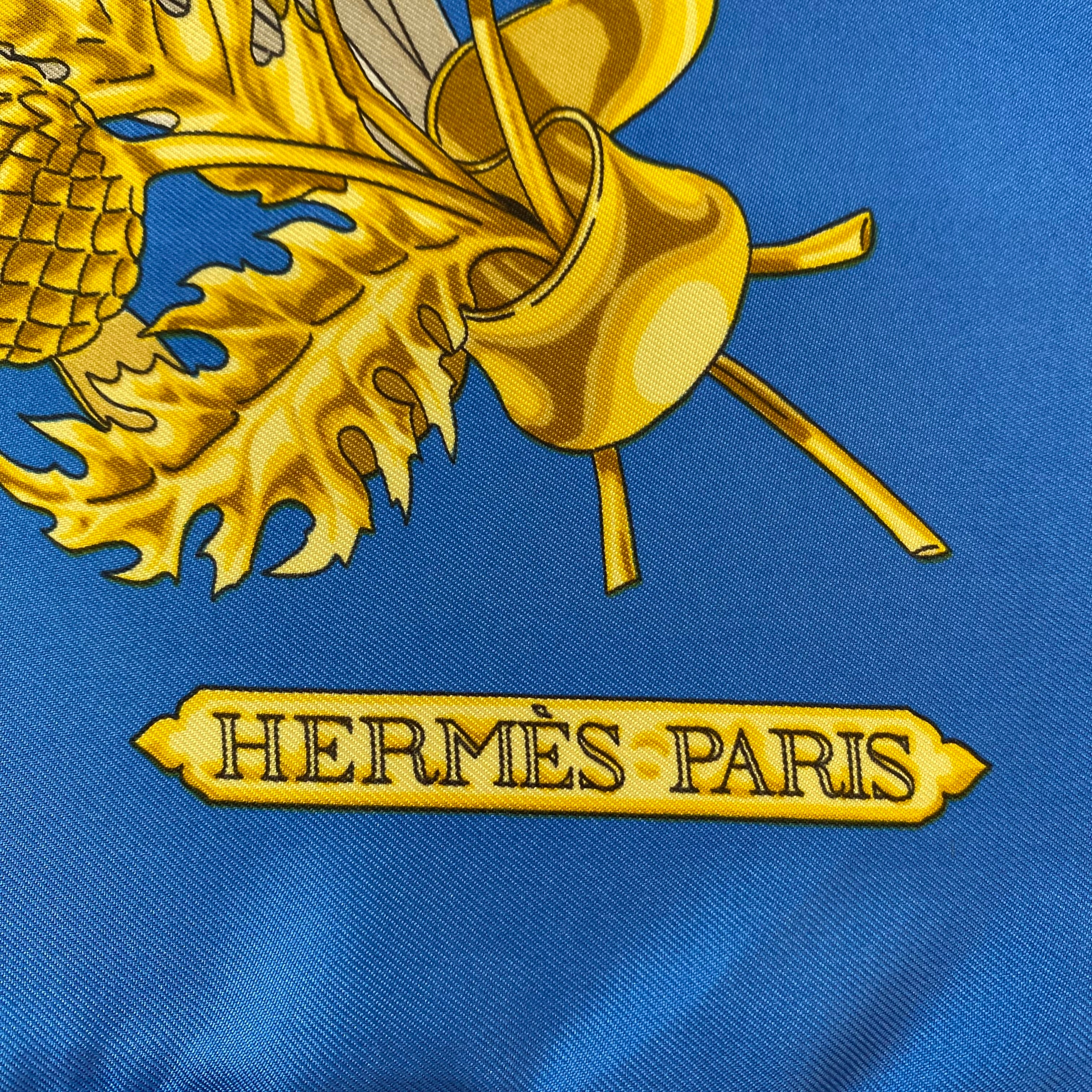 Hermès British Heraldry Silk Scarf