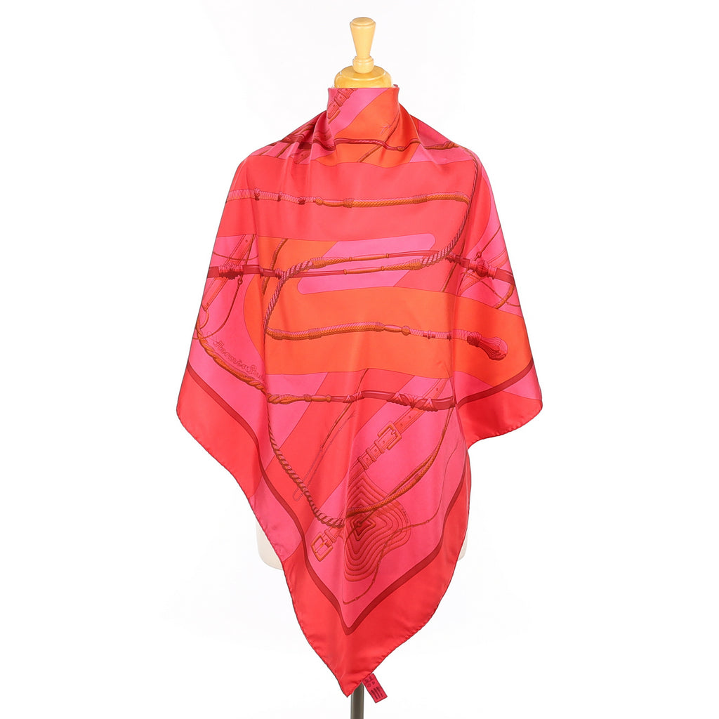 Hermès Clic Clouc Surteint Silk Scarf