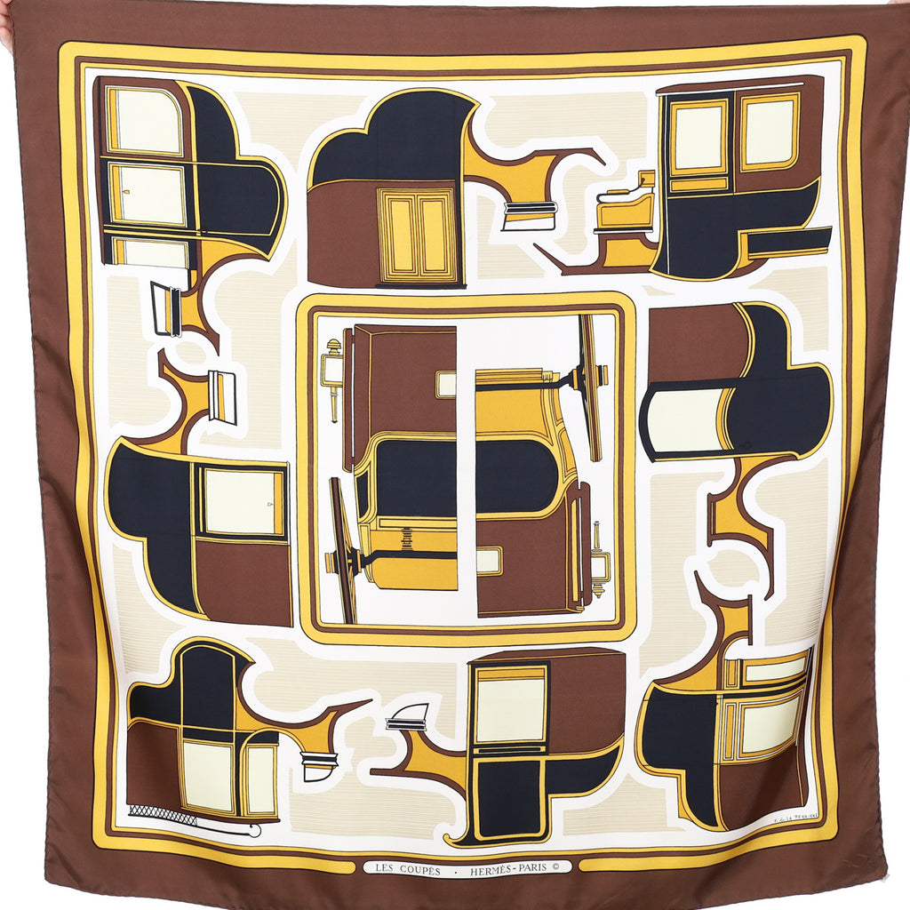 Hermès Les Coupés Silk Scarf